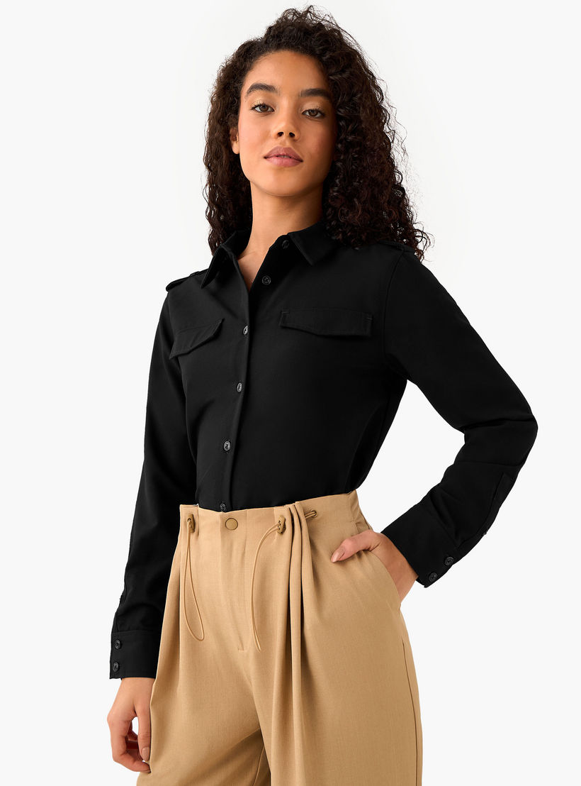 Shirt with Pocket Detail-women-clothing-shirtsandblouses-shirts-image-3