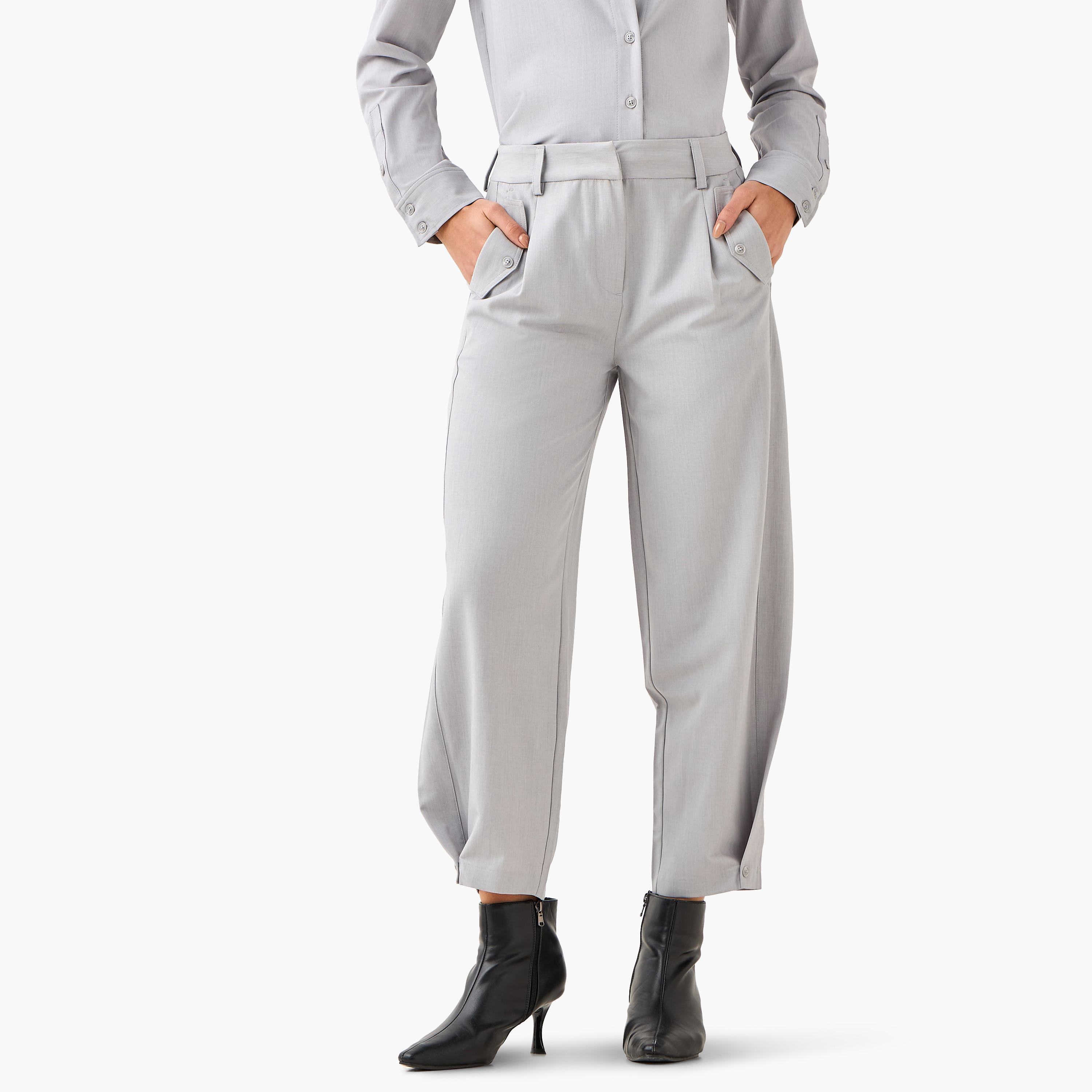 Mid-Rise Pleated Trousers-women-clothing-coordsets-image-3