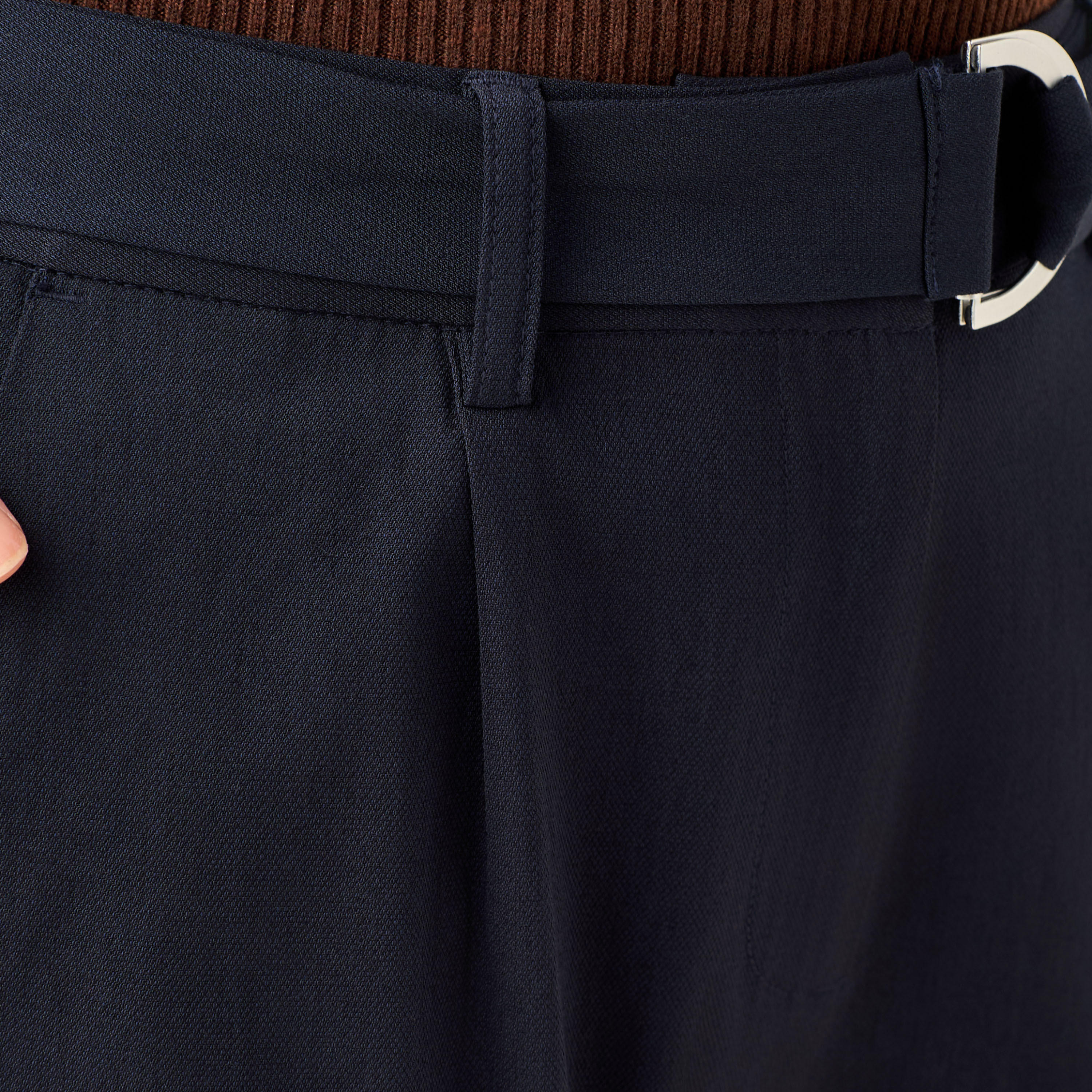 Wide Leg Mid-Rise Belted Pants-women-clothing-coordsets-image-2