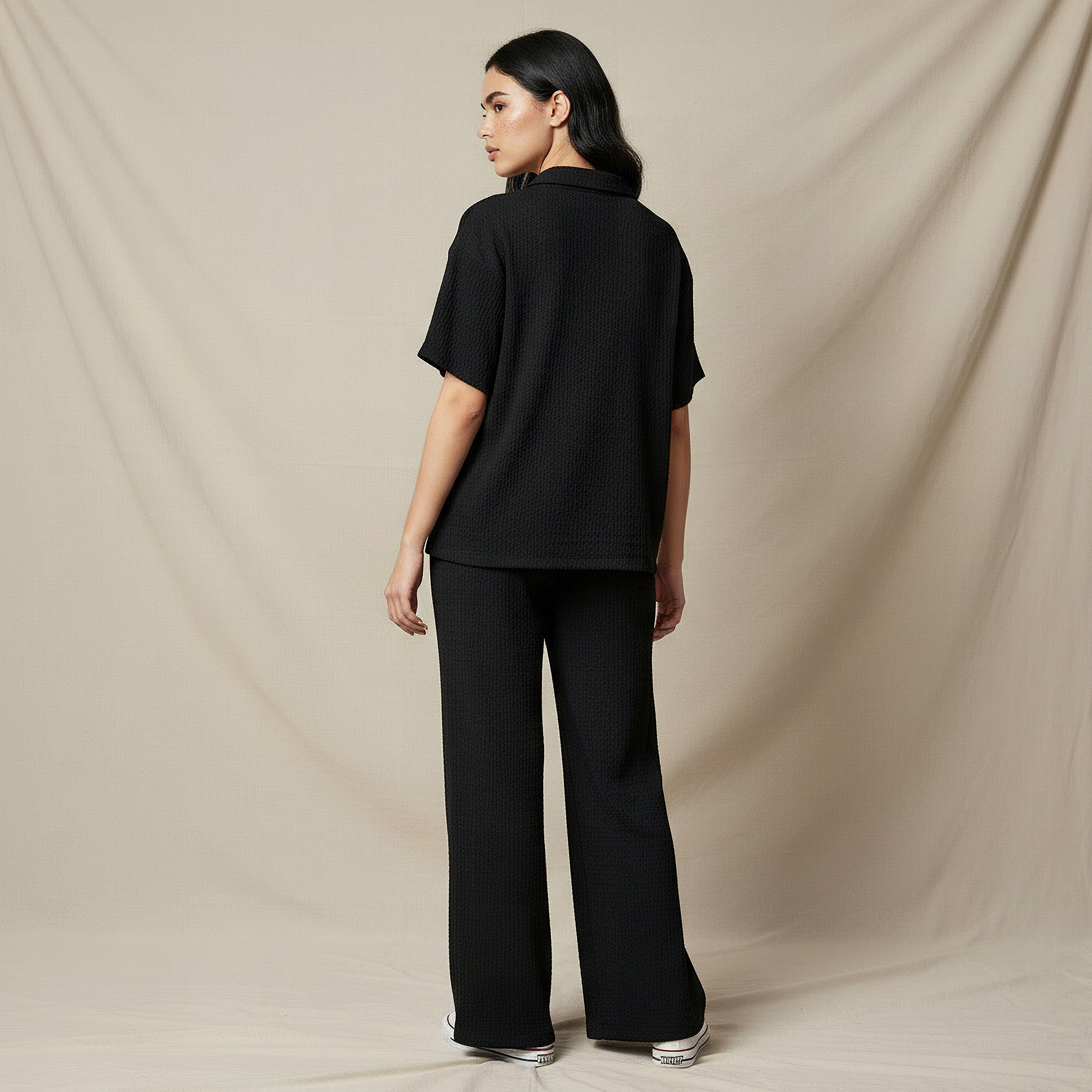 Regular Fit Shirt with Textured Detail-women-clothing-shirtsandblouses-shirts-image-6