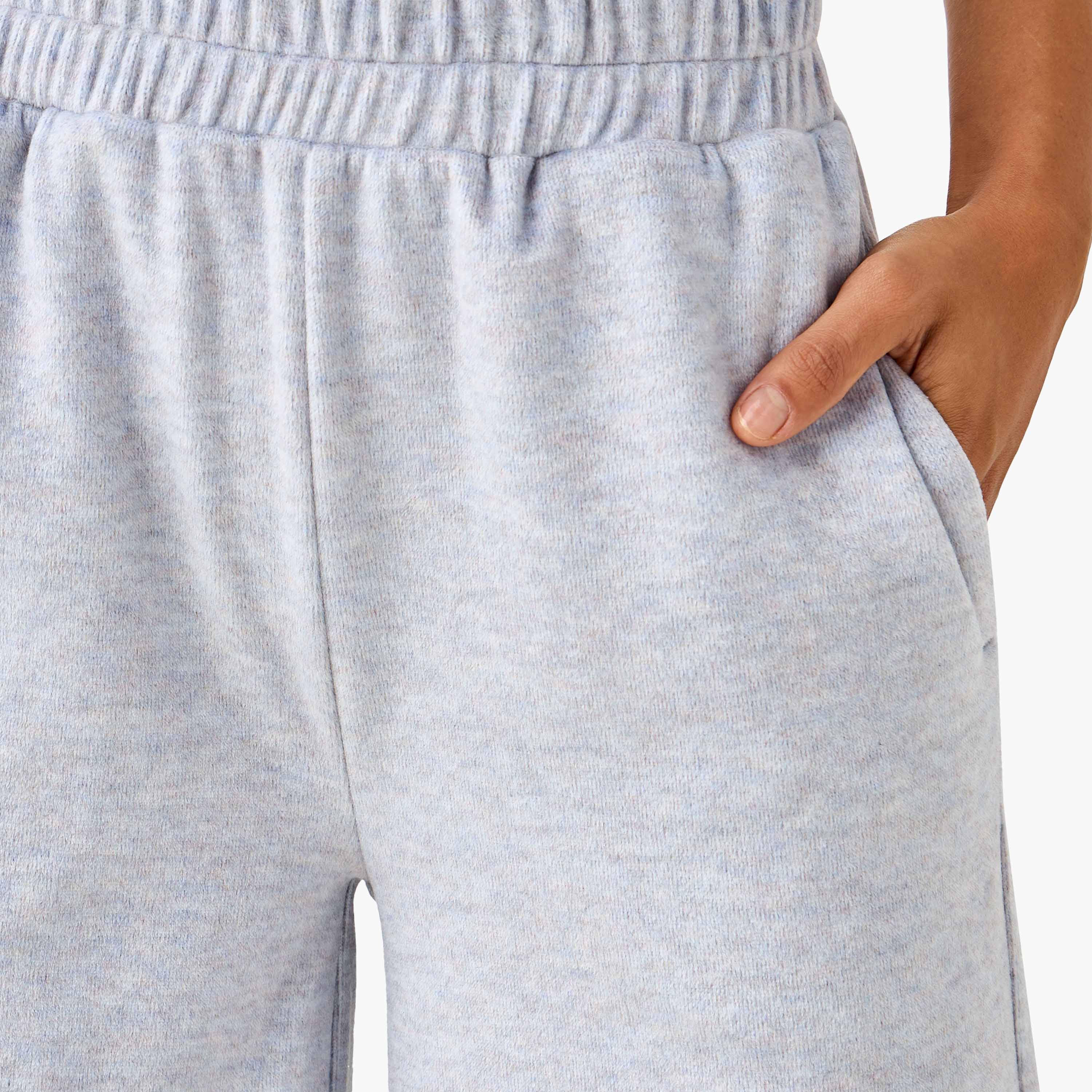 بنطلون مريح واسع الساق بجيوب-women-clothing-coordsets-image-1