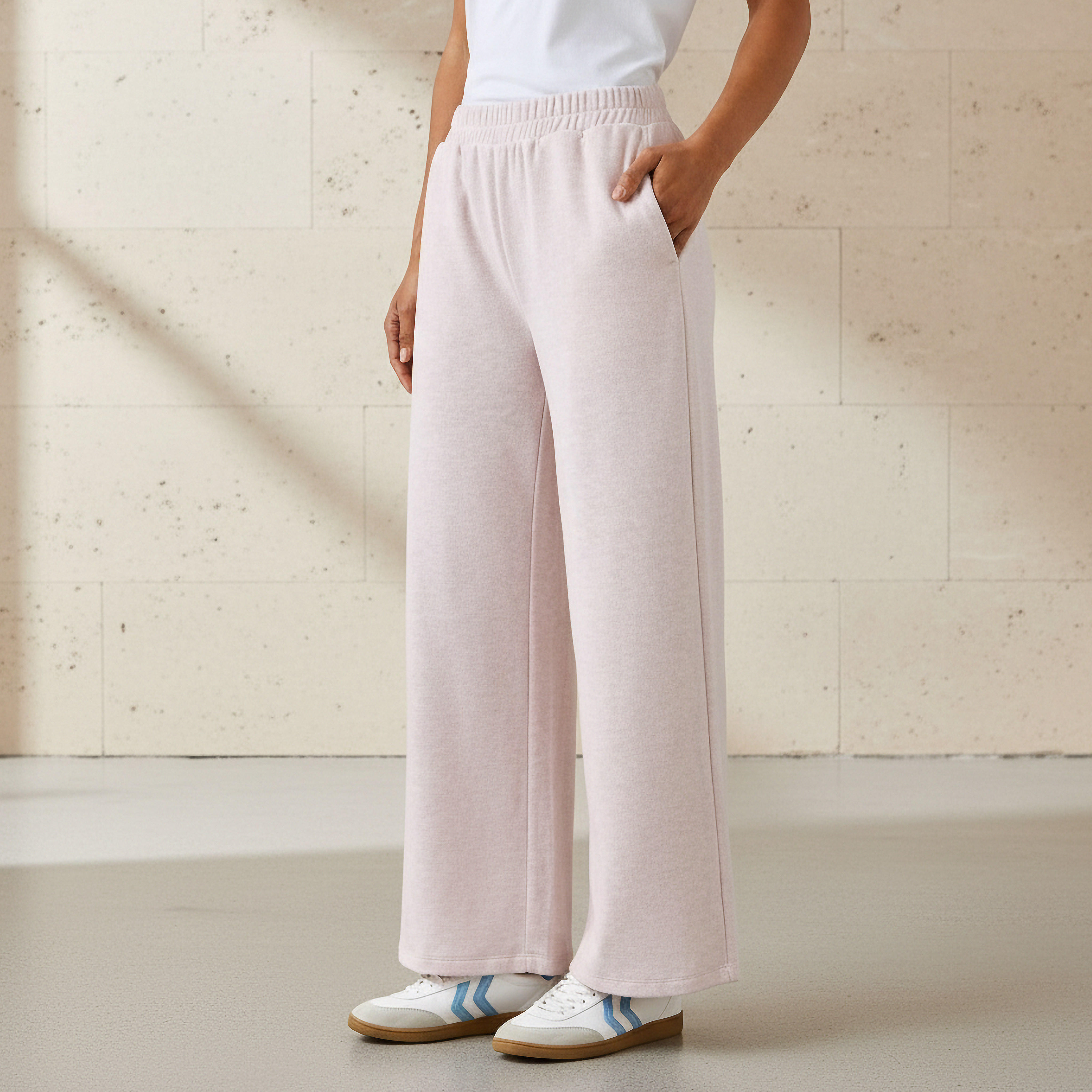 Wide-Leg Lounge Pants with Pockets-women-clothing-coordsets-image-1