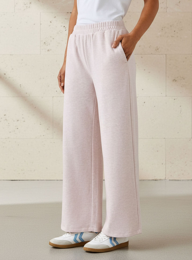 Wide-Leg Lounge Pants with Pockets-women-clothing-coordsets-image-1