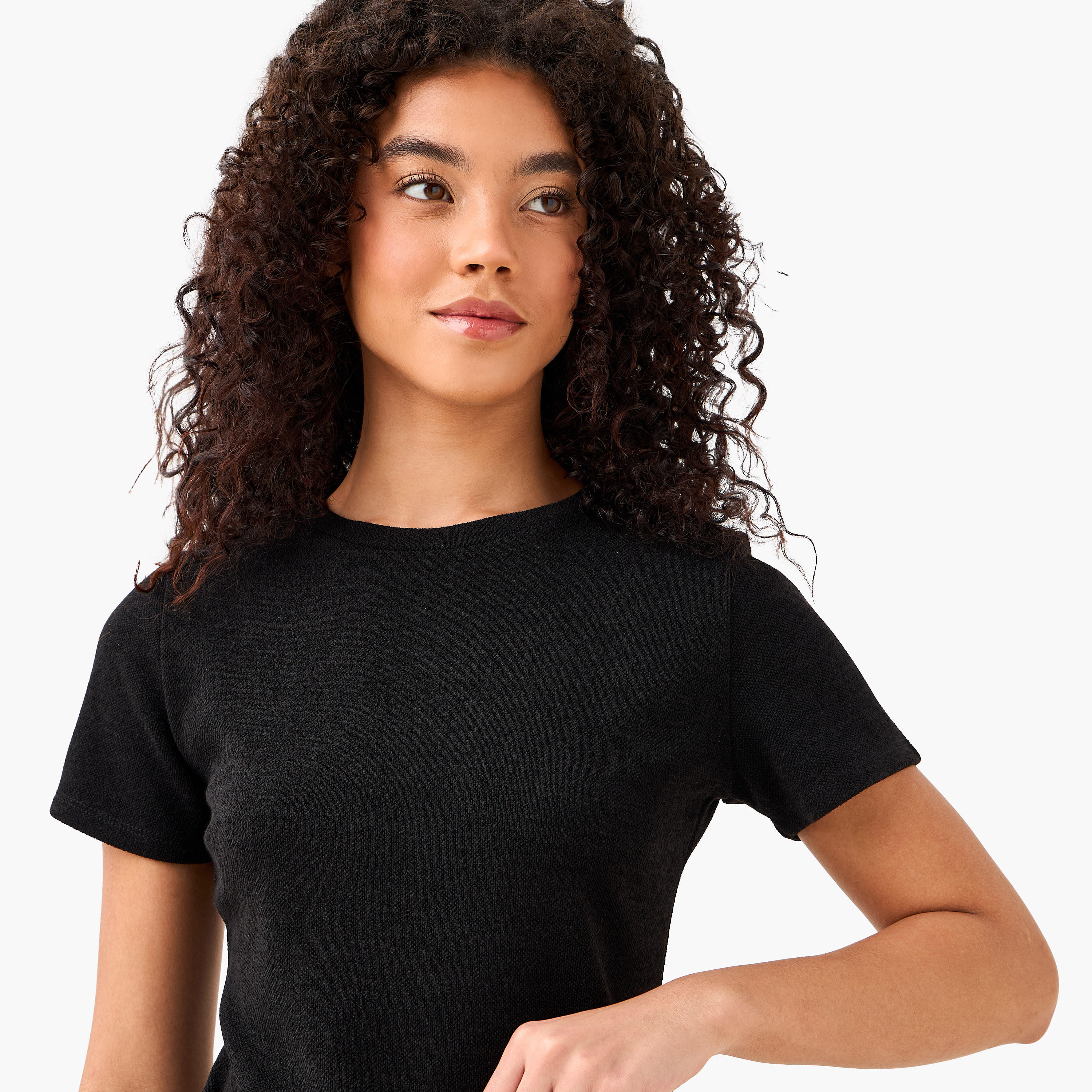 T-shirt with Ruched Accent-women-clothing-tshirts-image-6