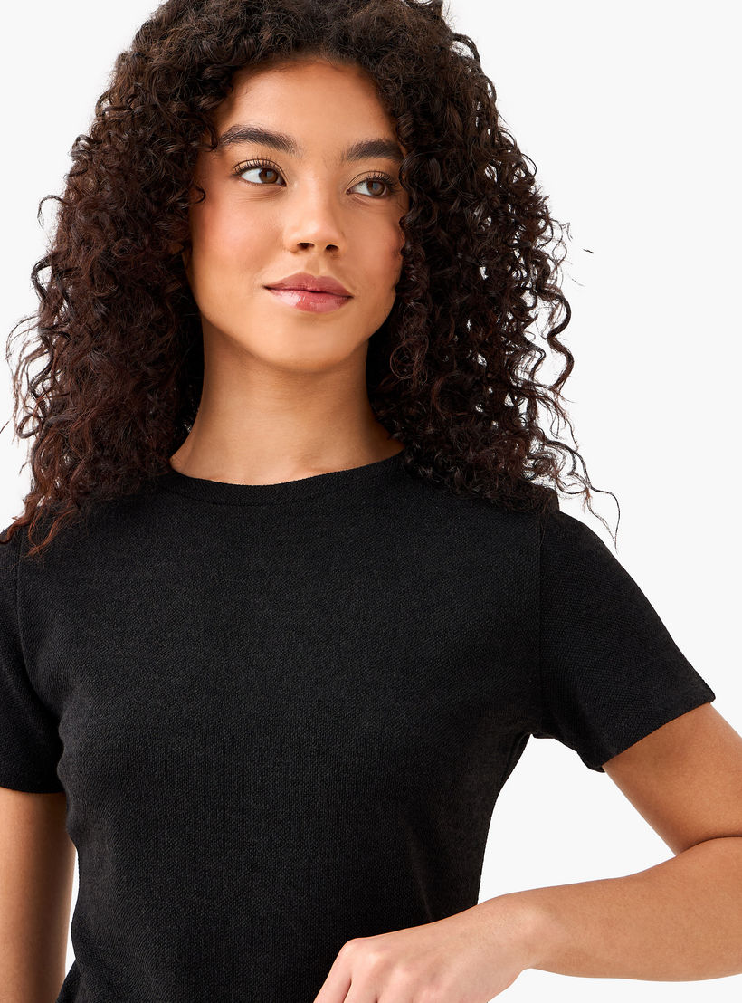 T-shirt with Ruched Accent-women-clothing-tshirts-image-6