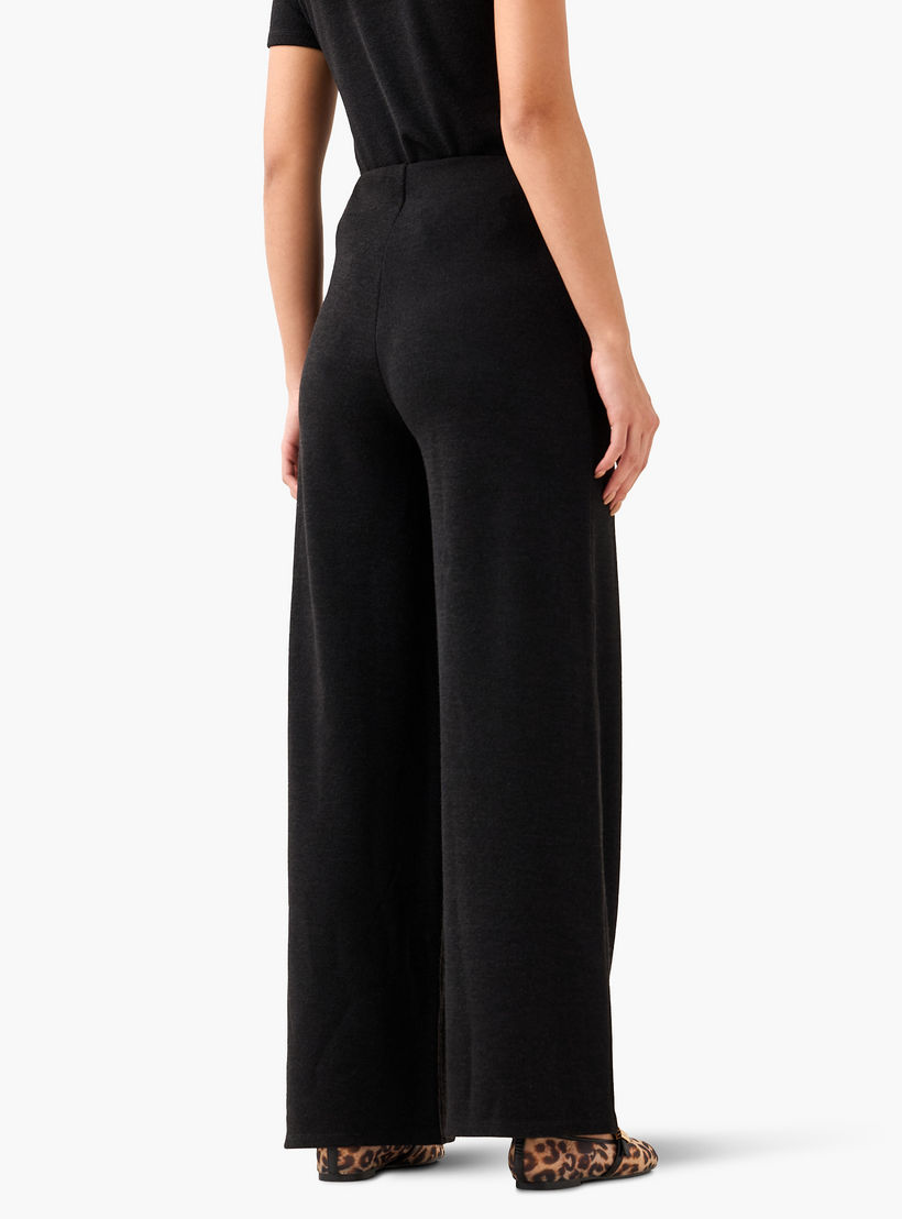 بنطلون بارز الملمس بقصة مريحة وخصر مرتفع-women-clothing-coordsets-image-2