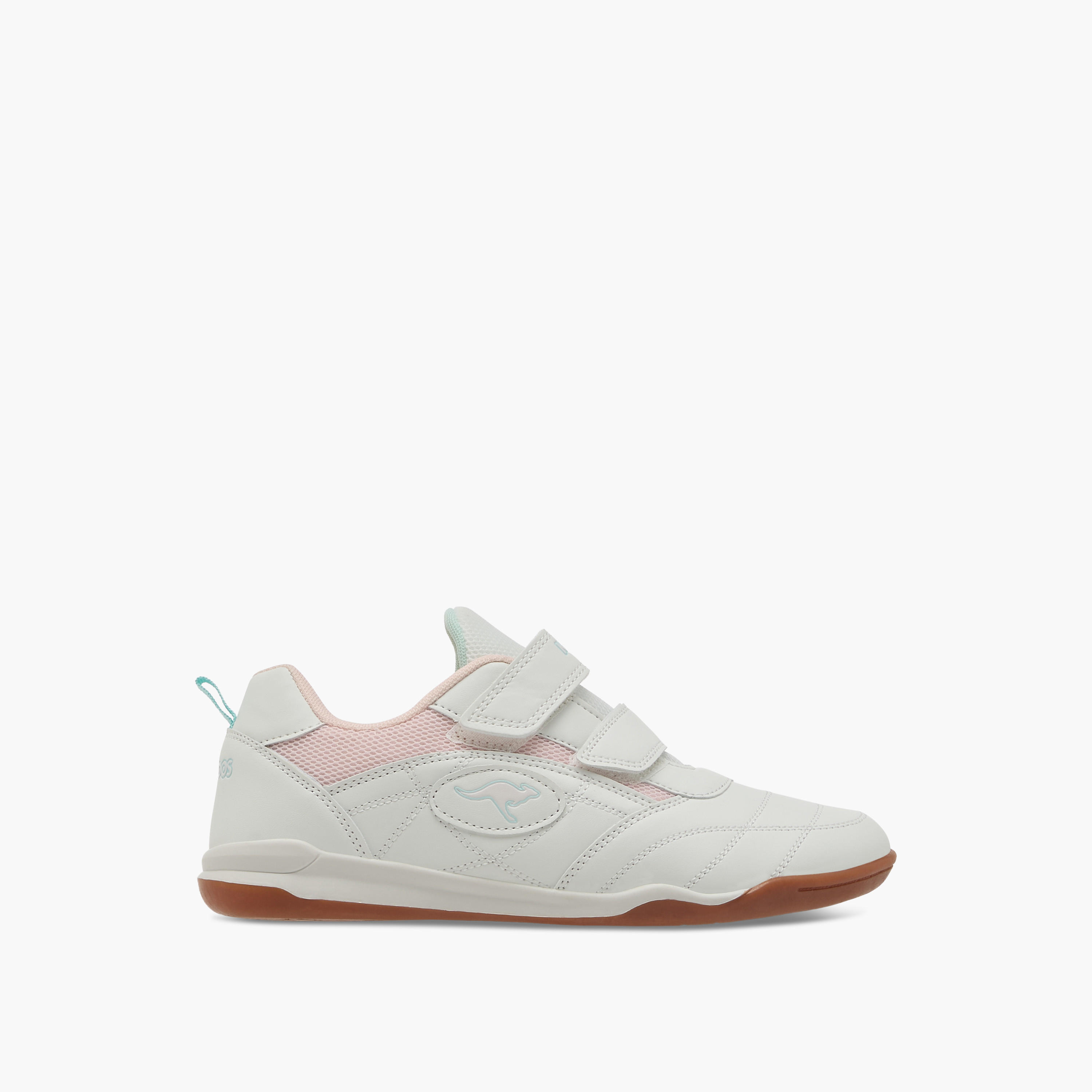 KangaROOS Women's Logo Detail Sneakers with Hook and Loop Closure-women-shoes-sneakers-image-3