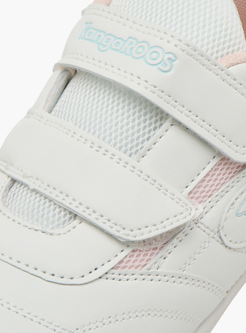 KangaROOS Women's Logo Detail Sneakers with Hook and Loop Closure-women-shoes-sneakers-image-4