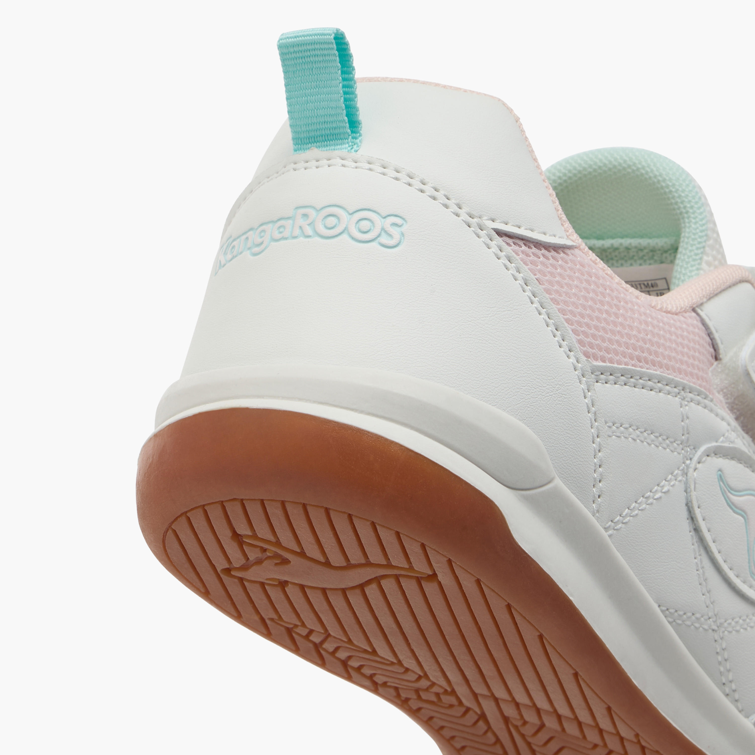 KangaROOS Women's Logo Detail Sneakers with Hook and Loop Closure-women-shoes-sneakers-image-5