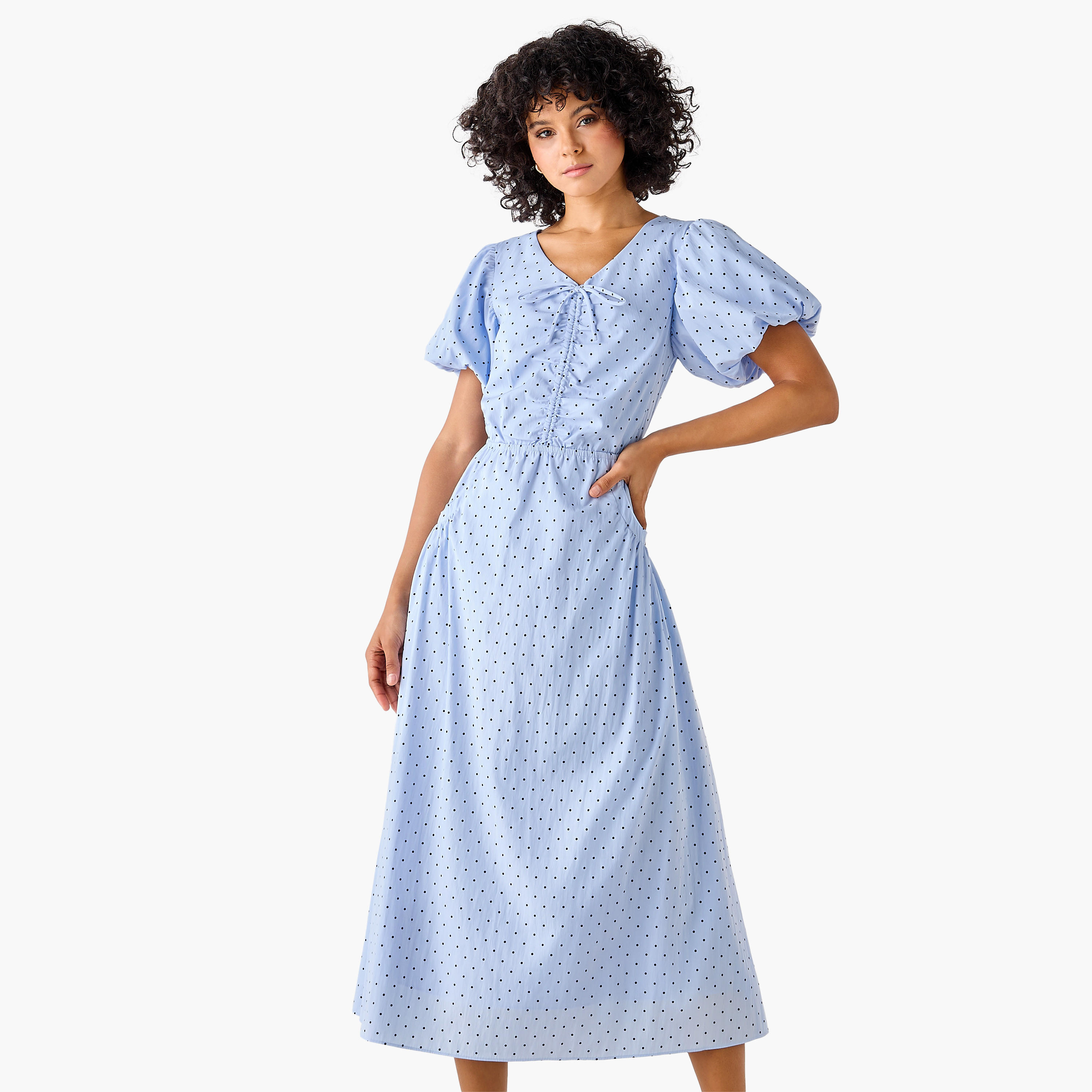 A-line Maxi Dress with Pockets-women-clothing-dresses-image-3