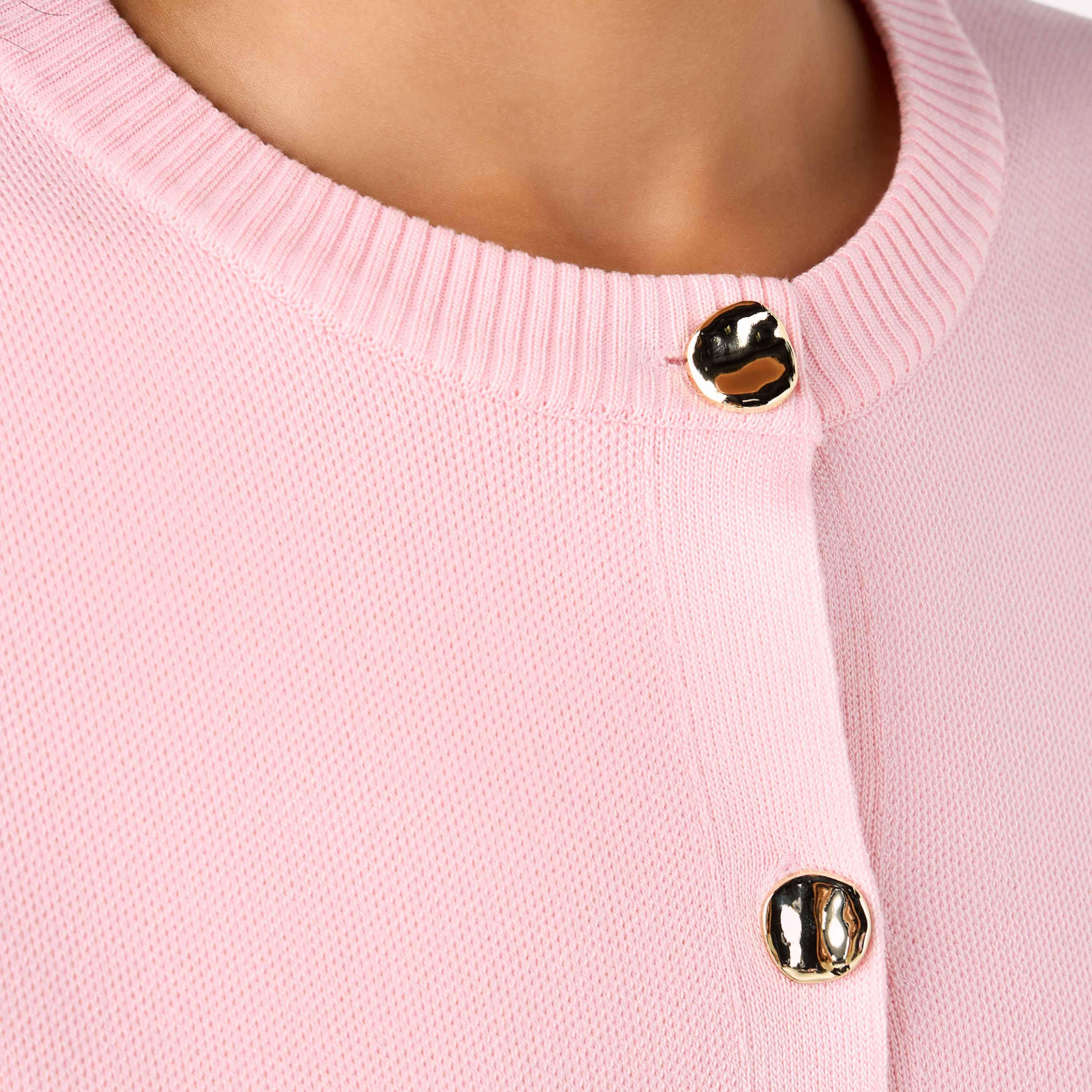 Button Accent Crew Neck Cardigan-women-winterwear-cardigansandjumpers-cardigans-image-6