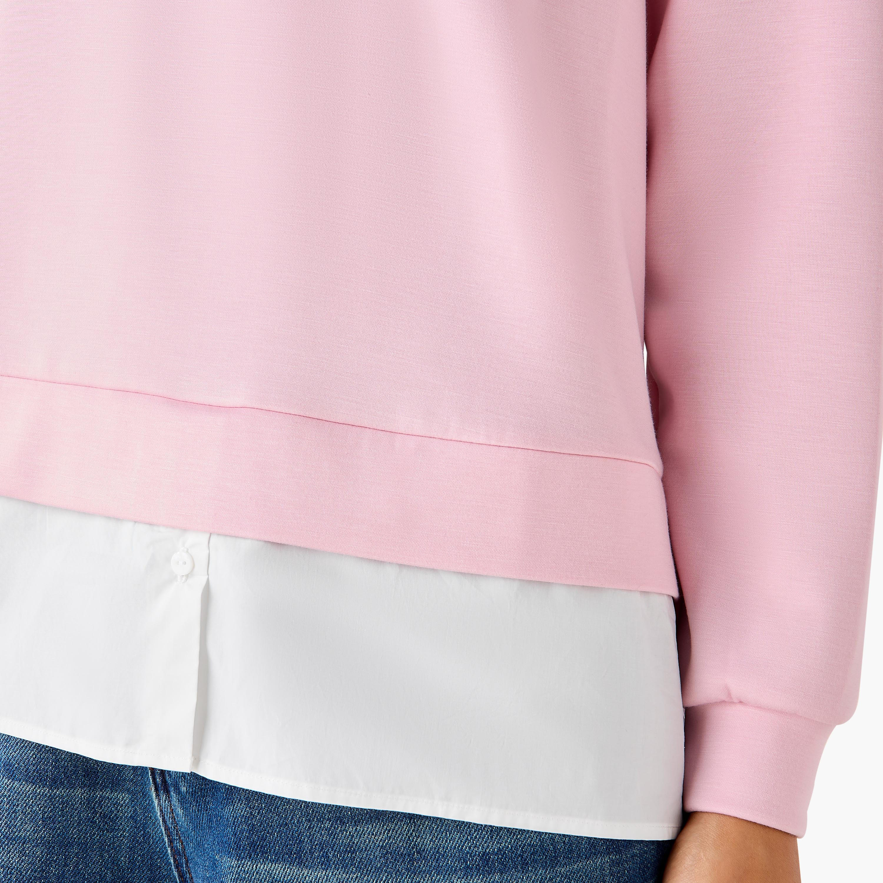 Regular Fit Twofer Top with Crew Neck-women-clothing-shirtsandblouses-blouses-image-6