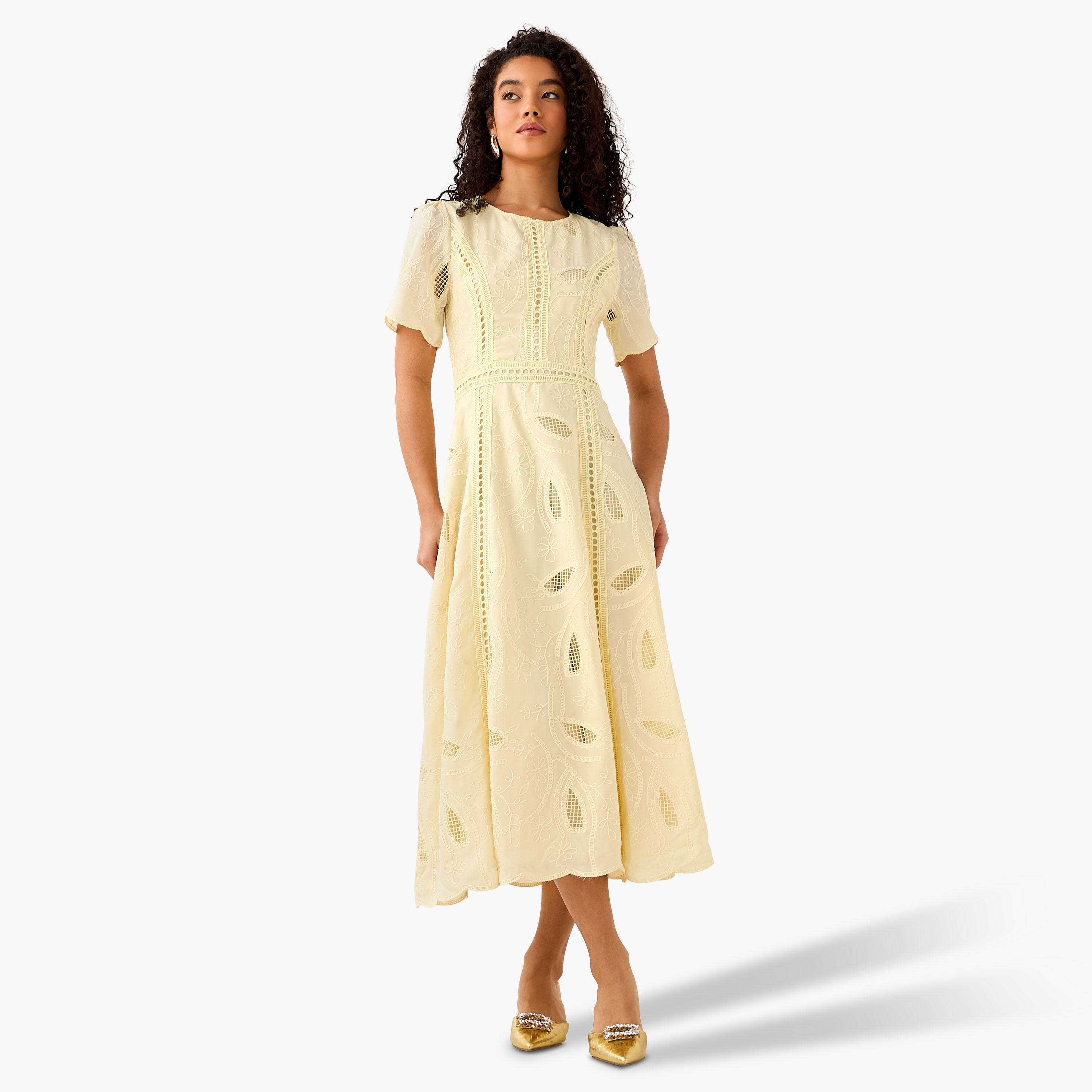 Schiffli Dress with Scallop Trim-women-clothing-dresses-image-4