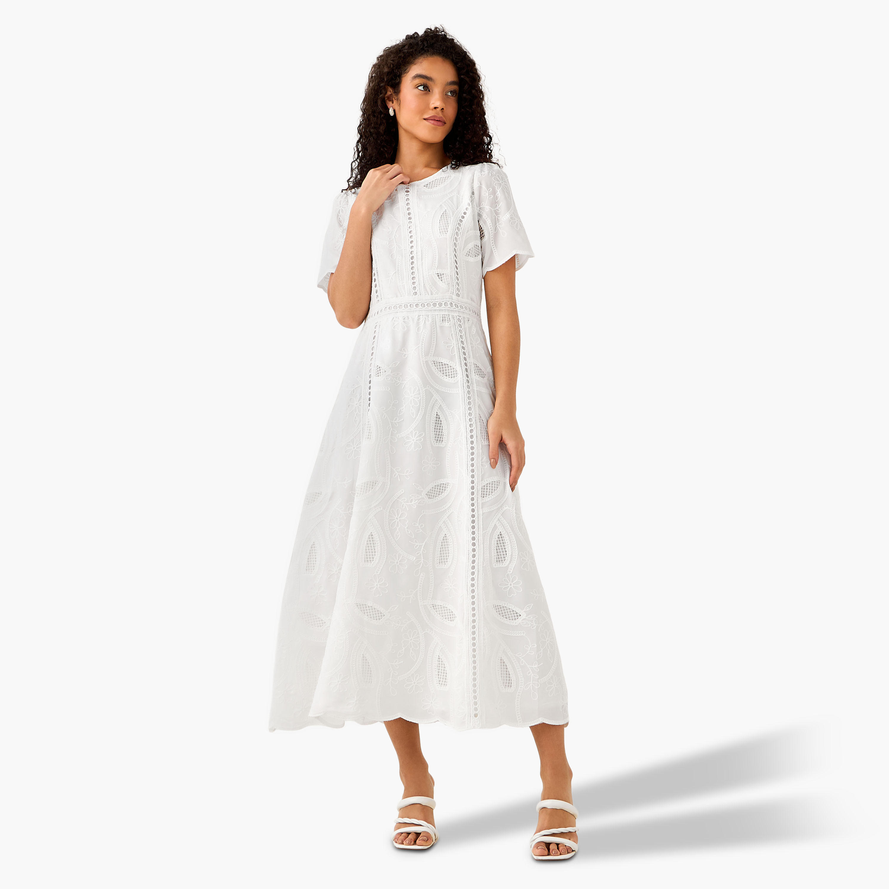فستان شيفلي بحواف مموجة-women-clothing-dresses-image-3