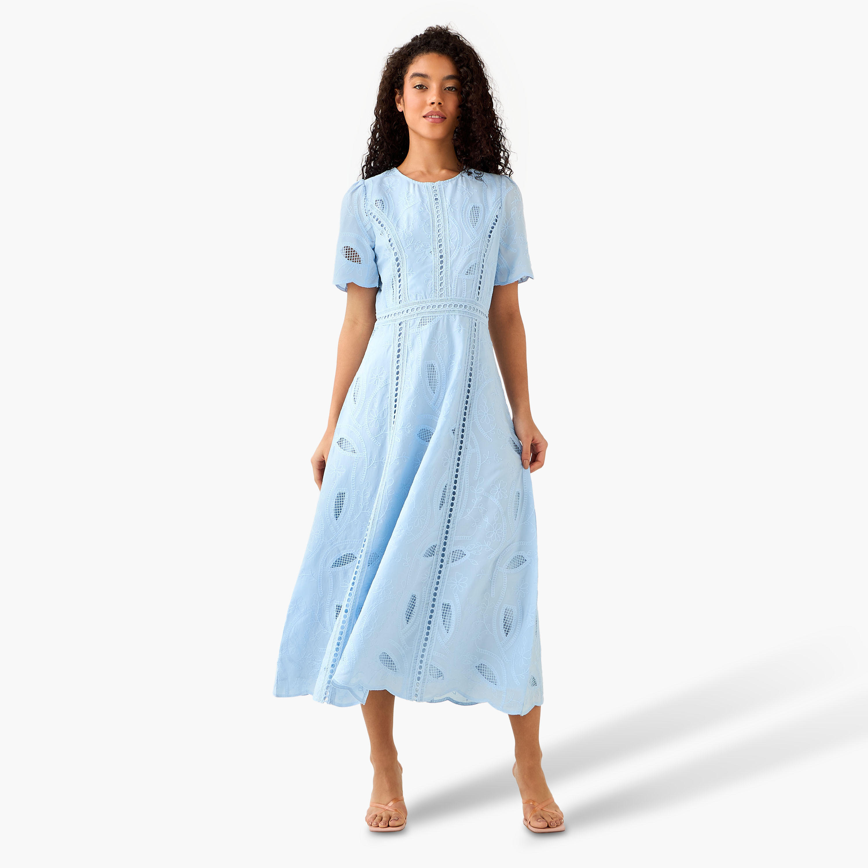 Schiffli Dress with Scallop Trim-women-clothing-dresses-image-3
