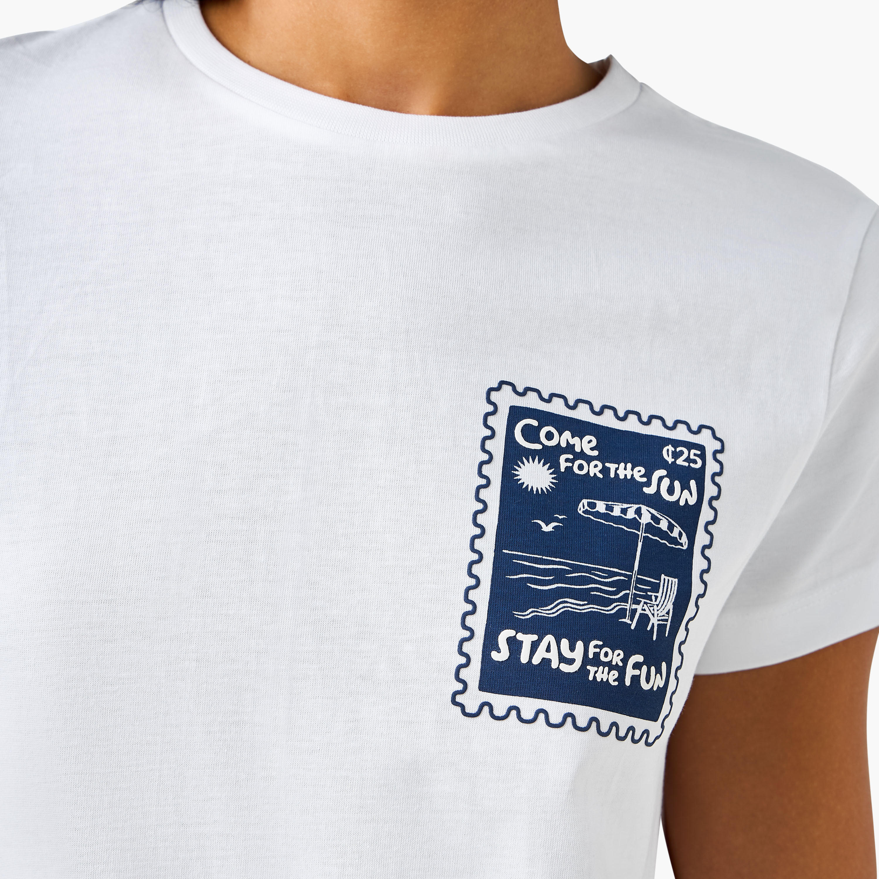 تيشيرت قطن بقصة عادية وطبعات-women-clothing-tshirts-image-6