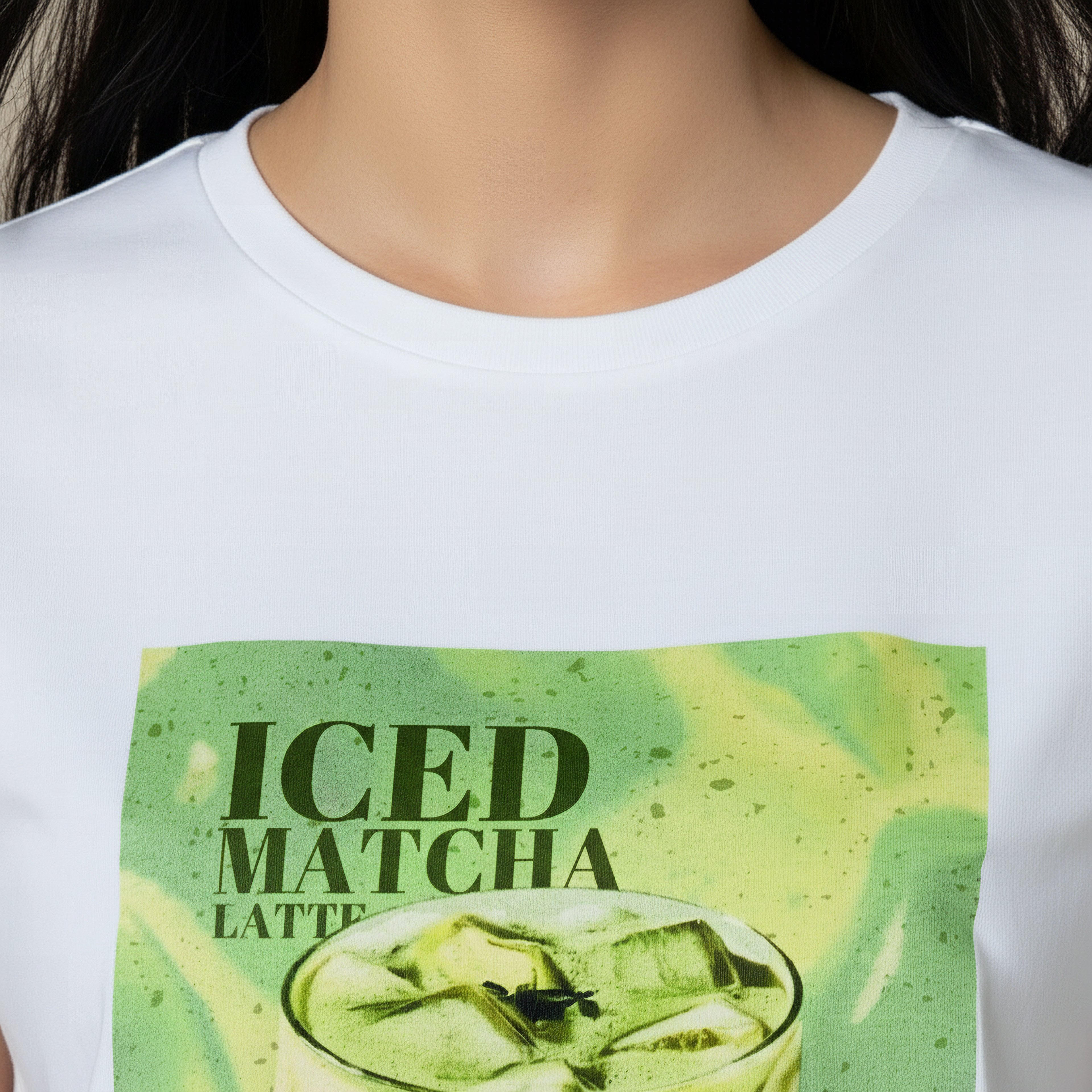 Regular Fit Cotton T-shirt with Graphic Print-women-clothing-tshirts-image-3