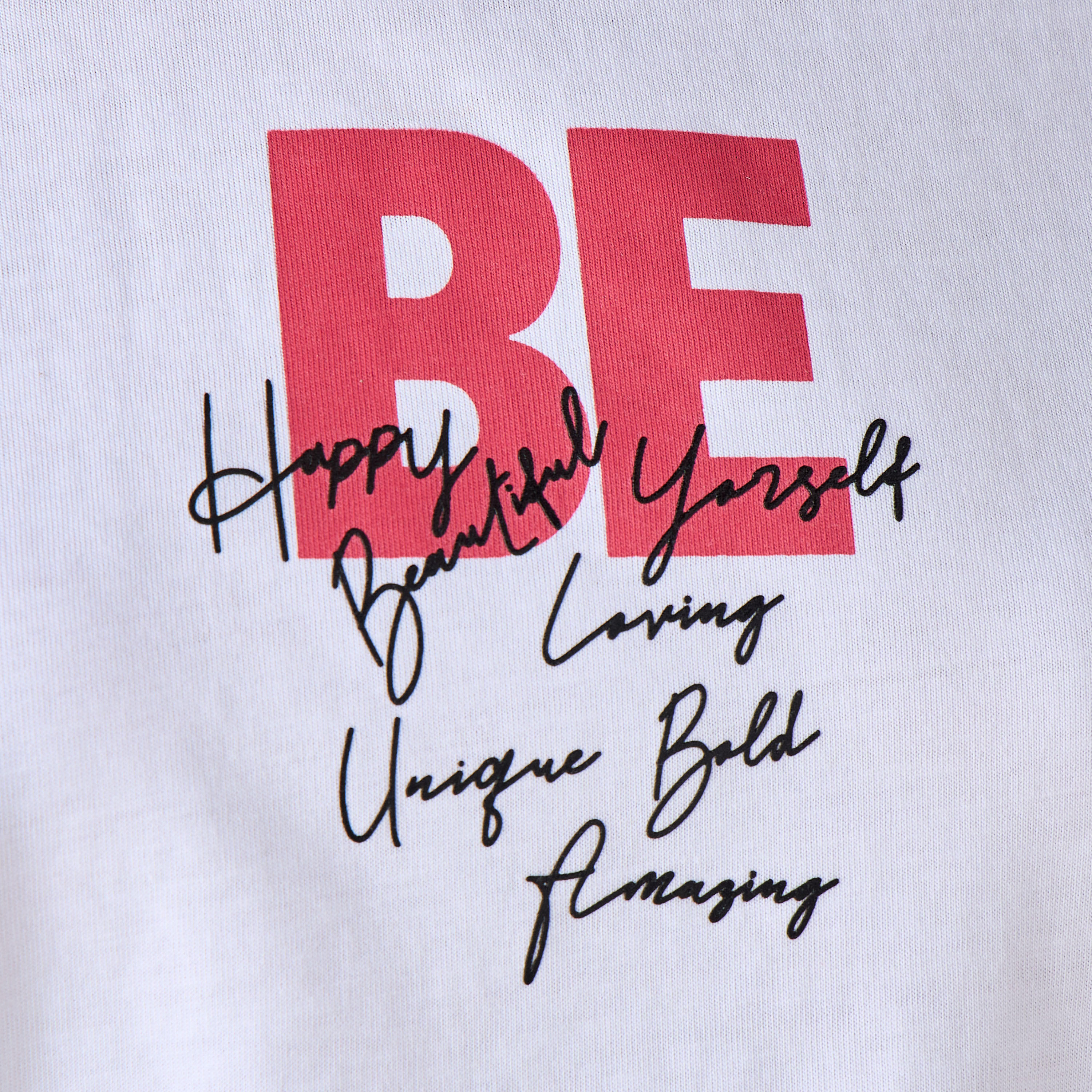 Regular Fit Cotton T-shirt with Typographic Print-women-clothing-tshirts-image-6