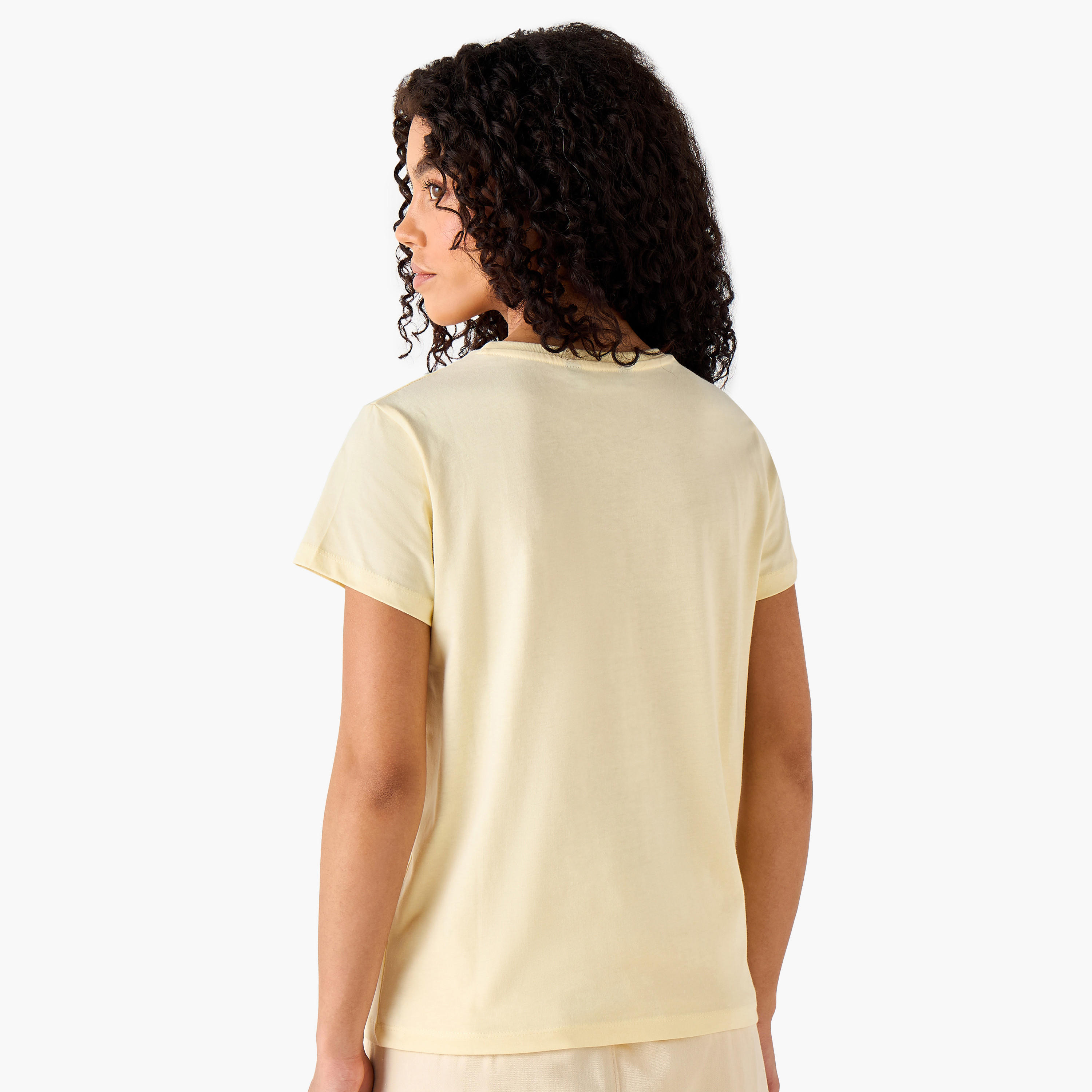 تيشيرت قطن بقصة عادية وطبعات-women-clothing-tshirts-image-5