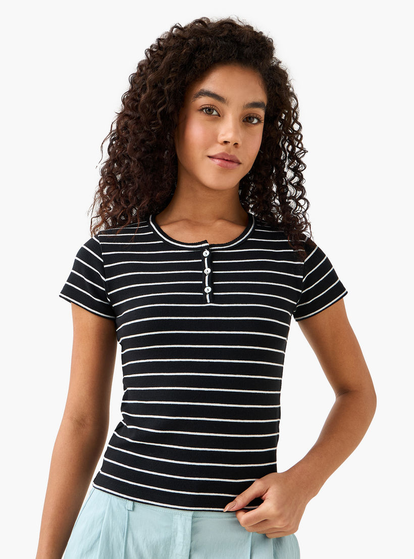 T-shirt with Stripes-women-clothing-tshirts-image-2