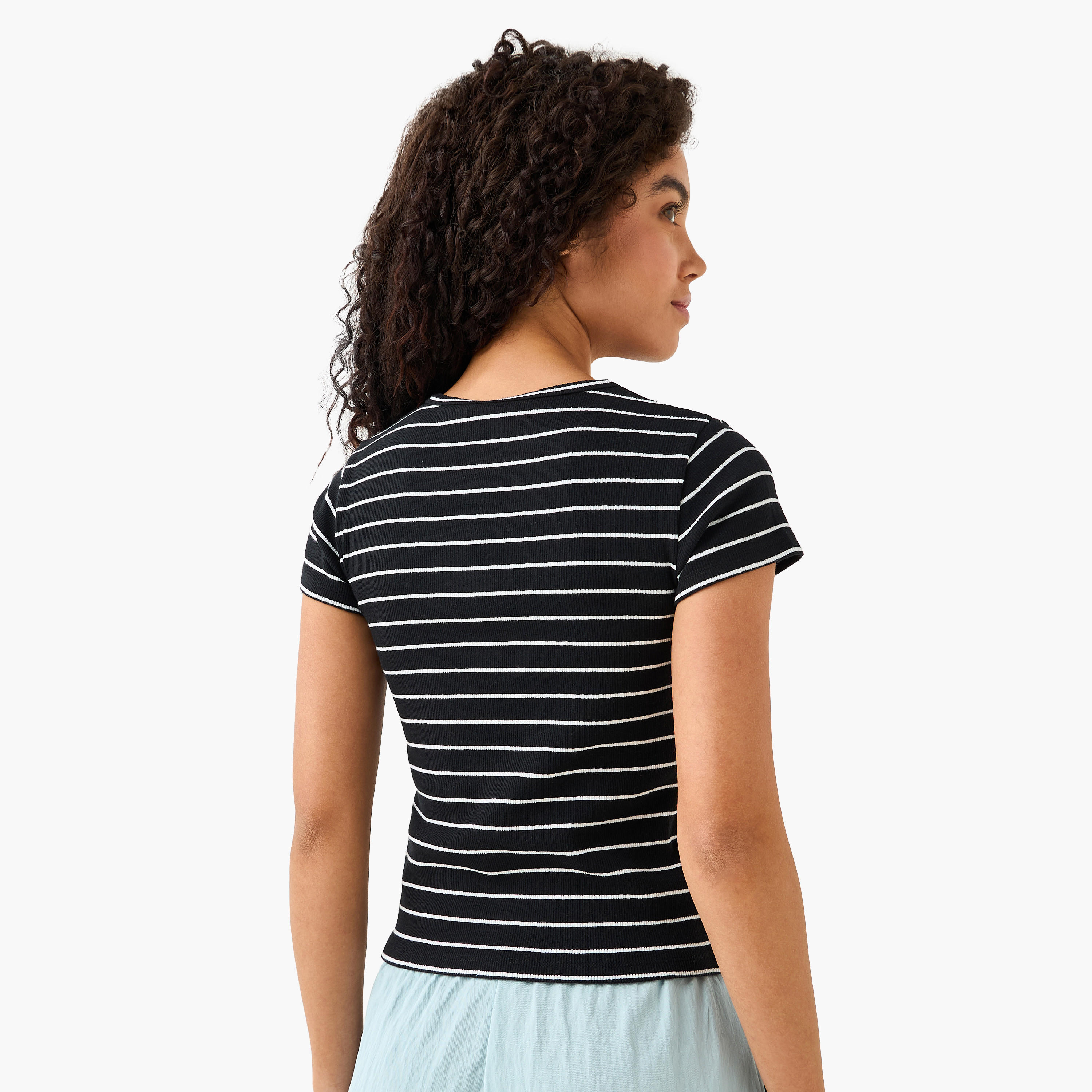 T-shirt with Stripes-women-clothing-tshirts-image-4
