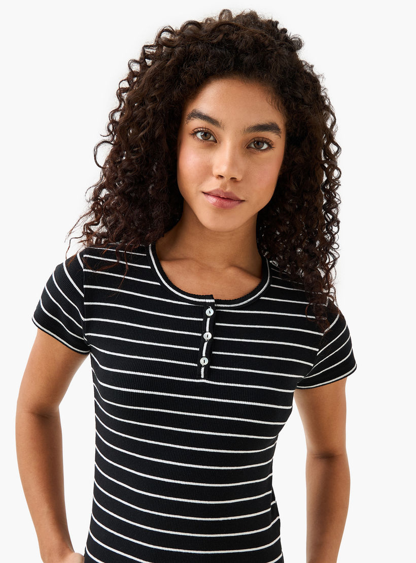 T-shirt with Stripes-women-clothing-tshirts-image-6