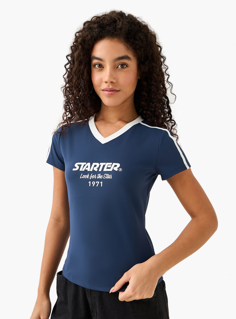 تيشيرت بطبعات من ستارتر-women-clothing-tshirts-image-4