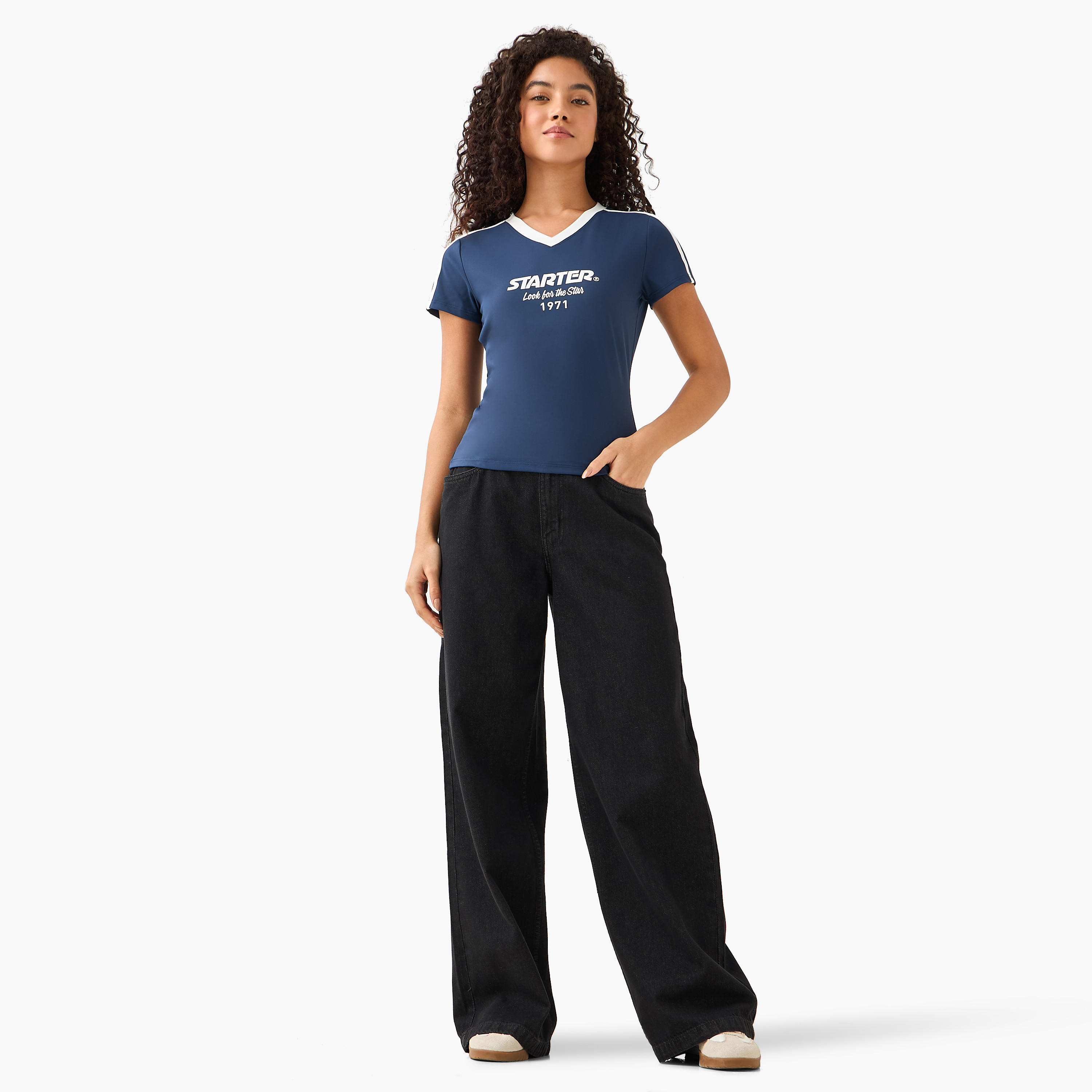 تيشيرت بطبعات من ستارتر-women-clothing-tshirts-image-3