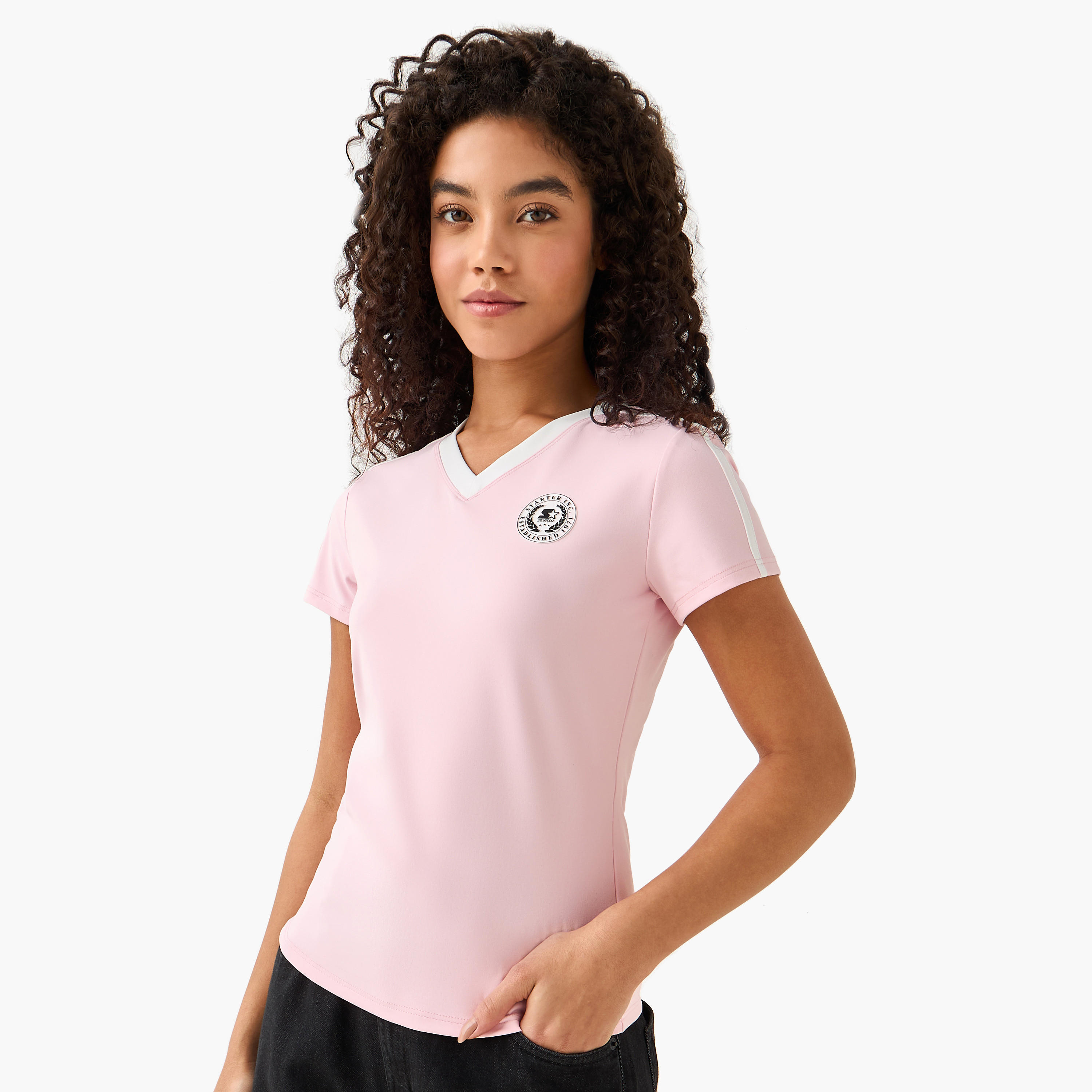 Starter T-shirt with Print-women-clothing-tshirts-image-3