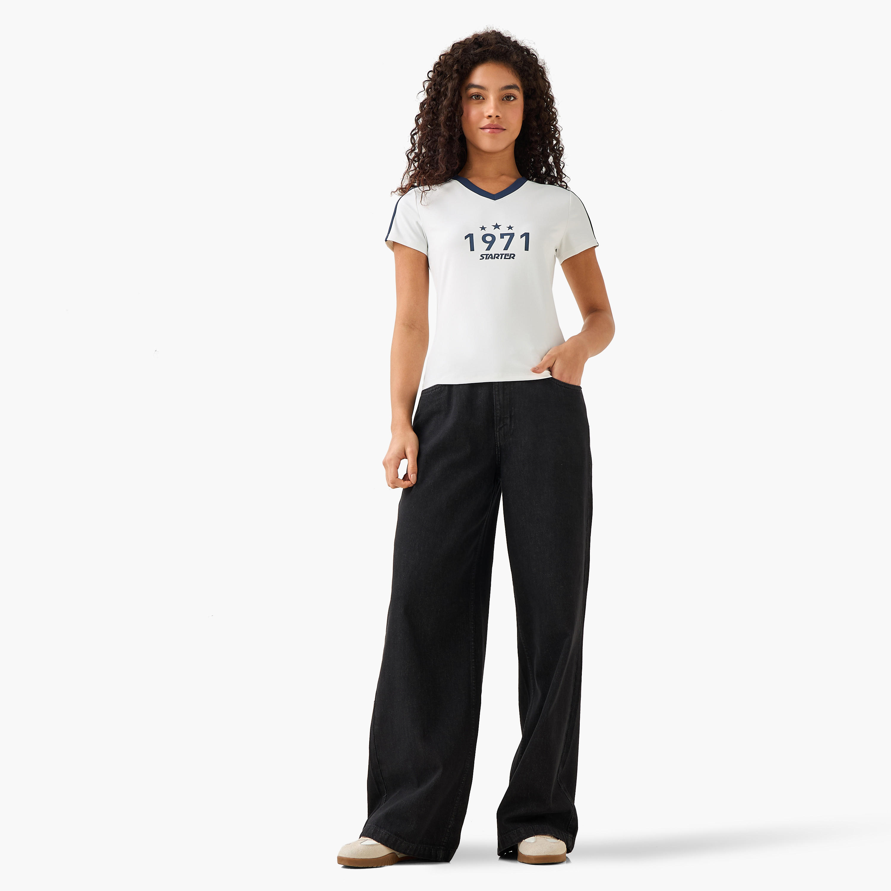 Starter T-shirt with Print-women-clothing-tshirts-image-4