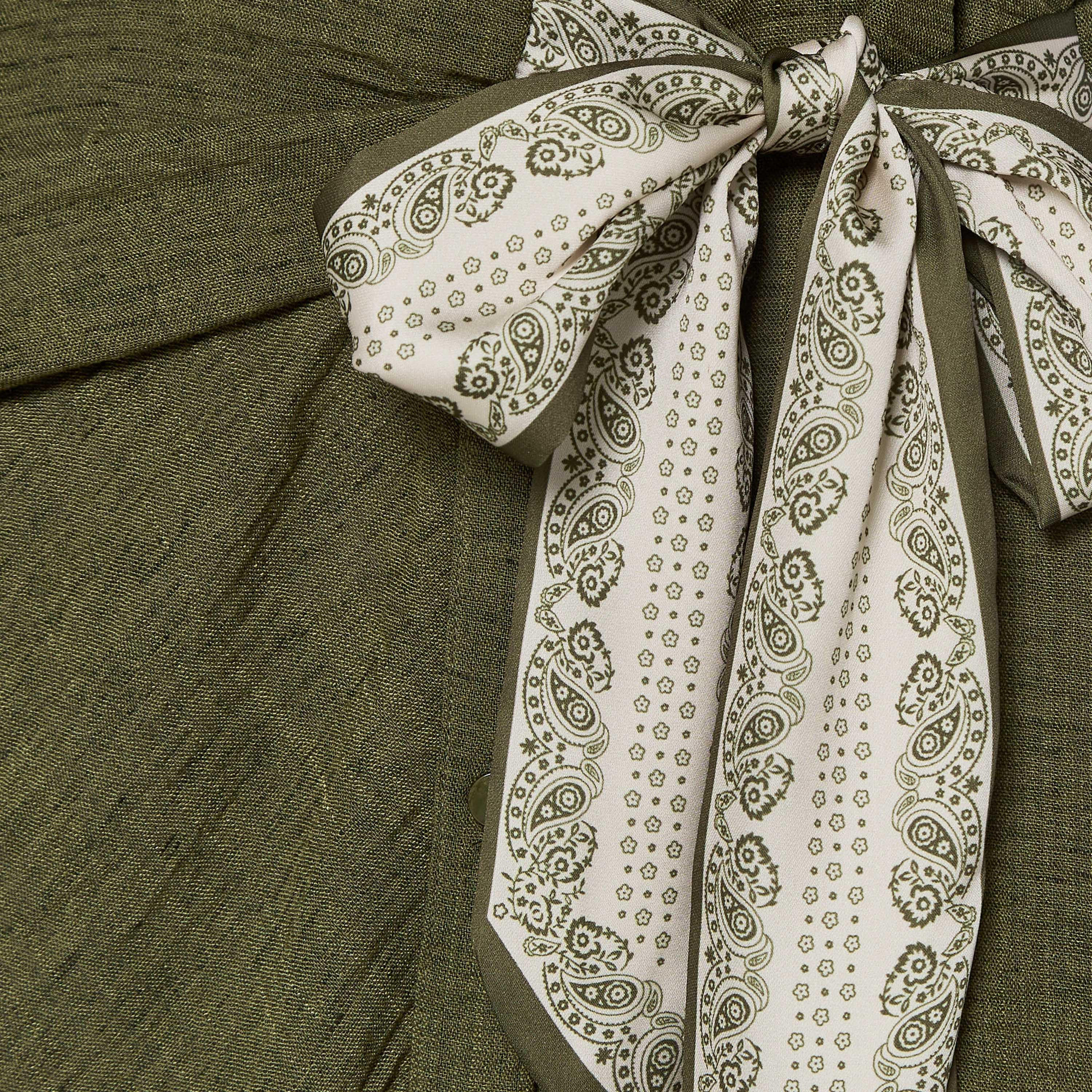 Midi Shirt Dress with Tie-Ups-women-clothing-dresses-image-2