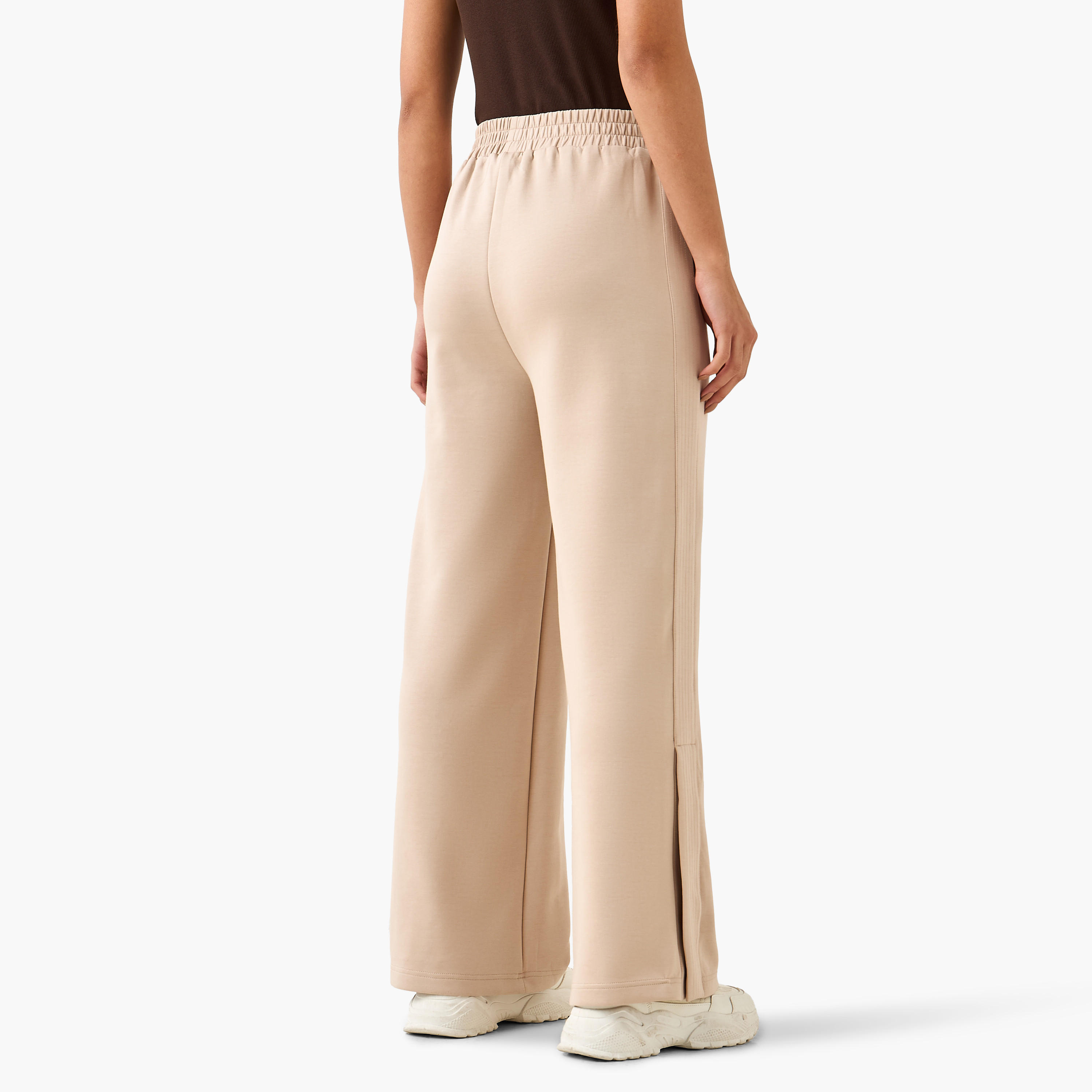 Mid-Rise Wide Leg Pants with Pockets-women-clothing-coordsets-image-4