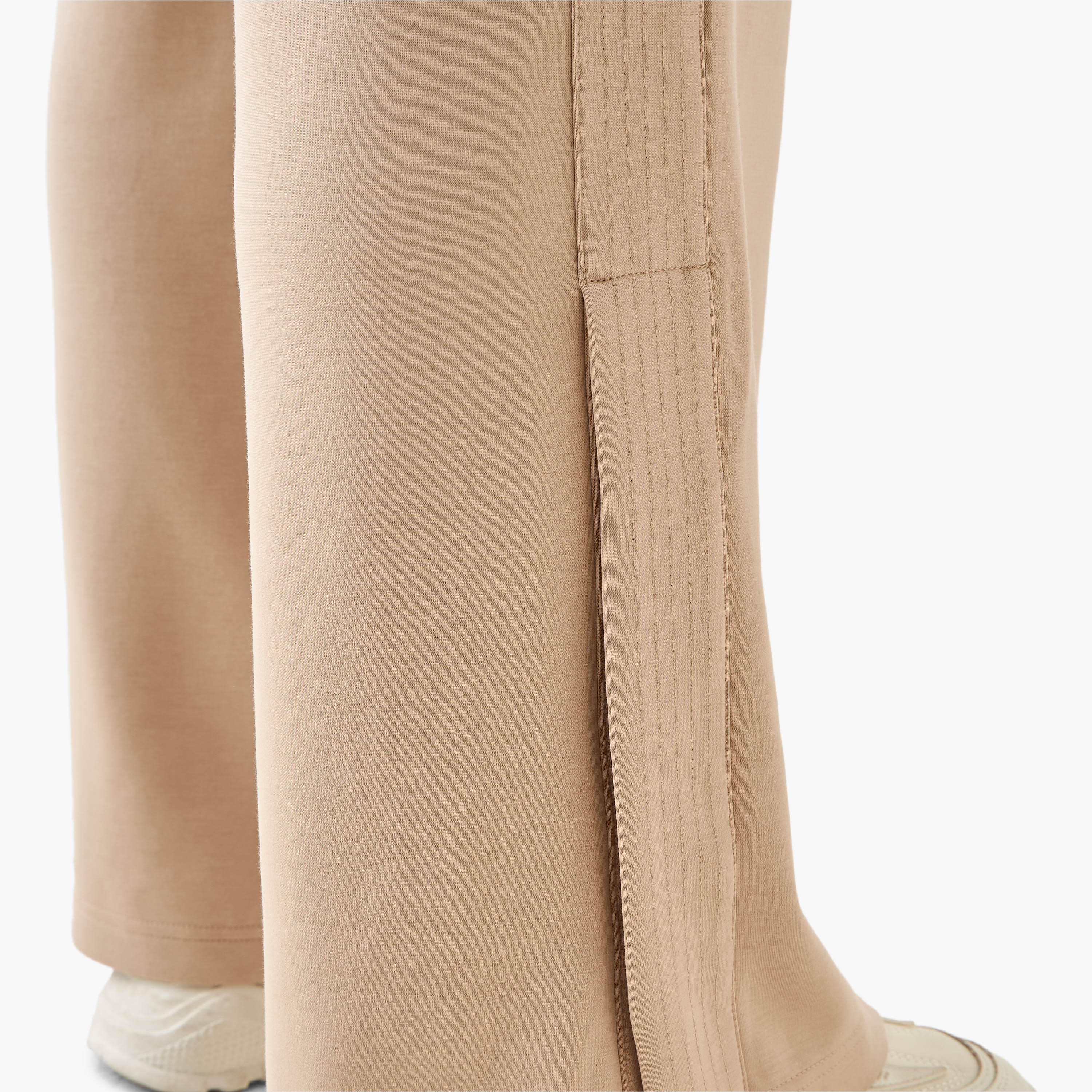 Mid-Rise Wide Leg Pants with Pockets-women-clothing-coordsets-image-6