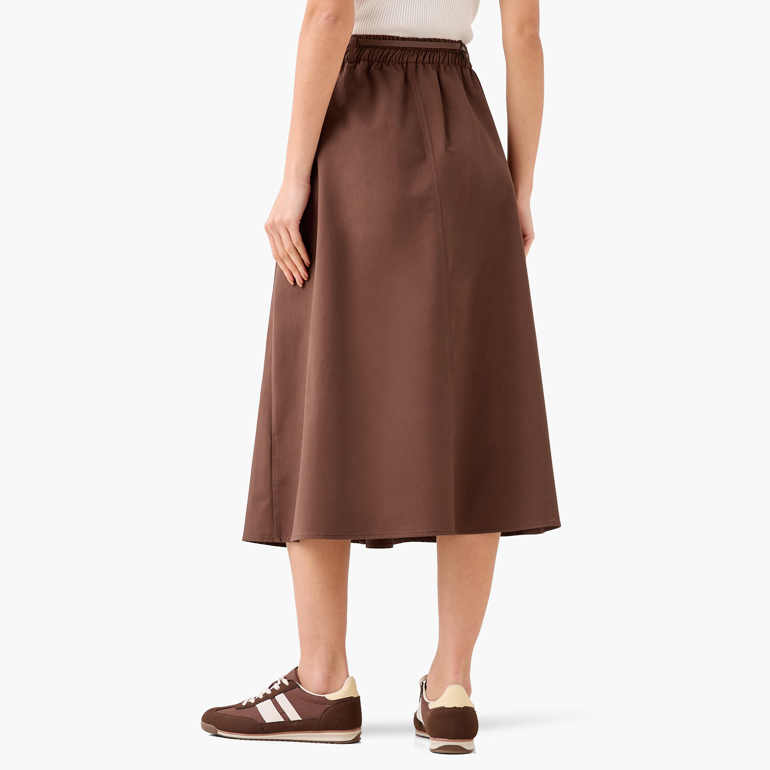 تنورة ميدي قطن بحزام وجيوب-women-clothing-bottoms-skirts-image-5