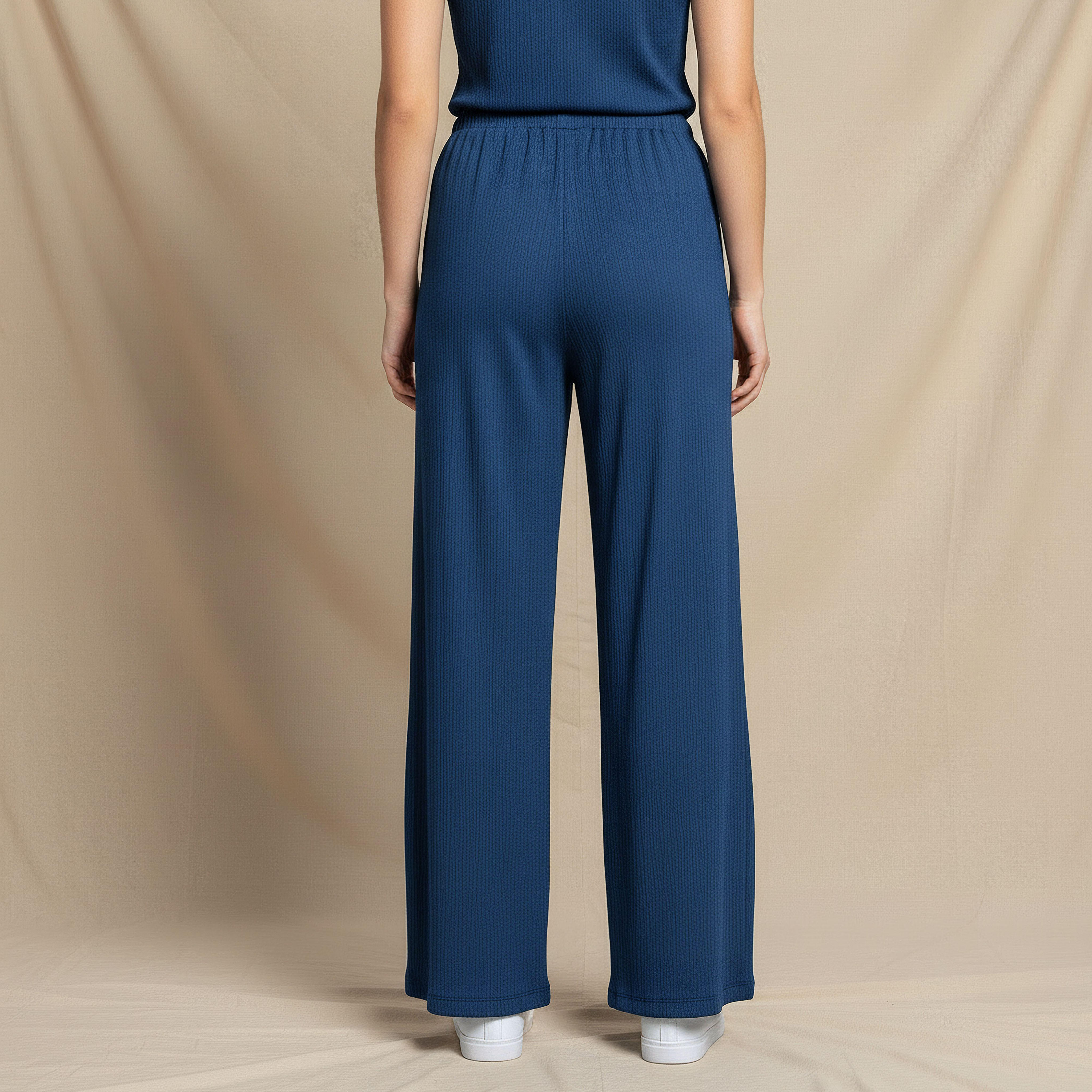 Full Length Pants with Textured Design-women-clothing-bottoms-trousers-image-4