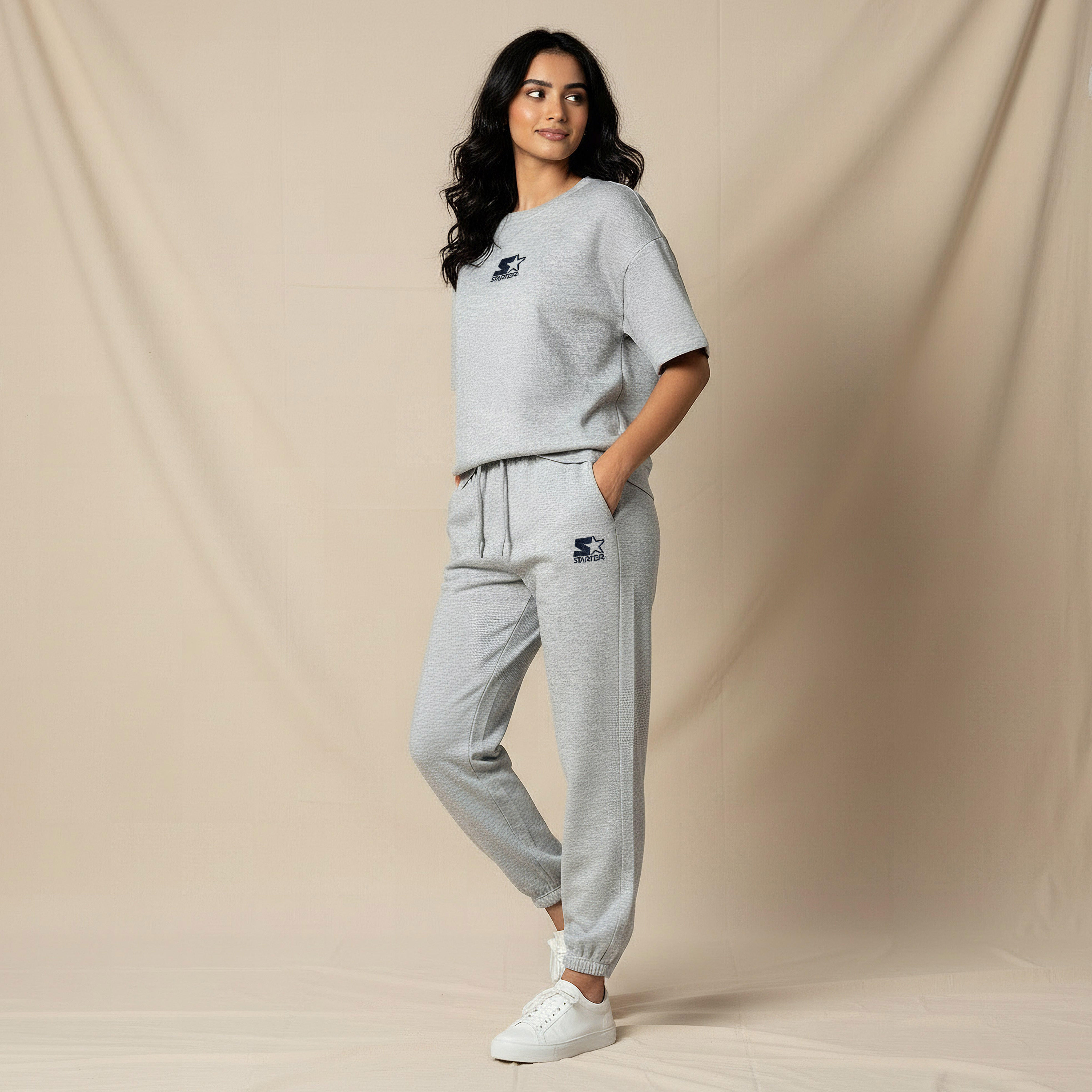 Starter Regular Fit T-shirt with Embroidery-women-clothing-coordsets-image-6