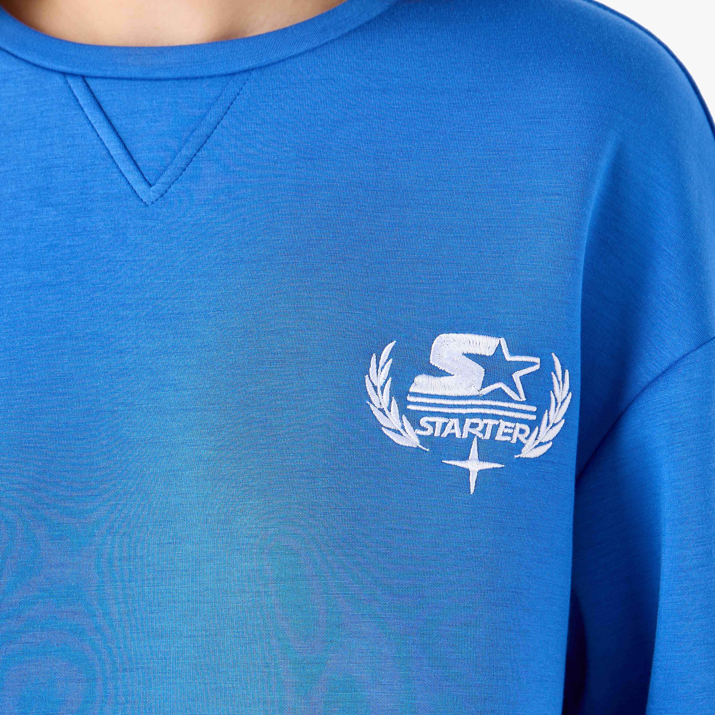Starter Sweatshirt with Logo Embroidery-women-clothing-coordsets-image-5