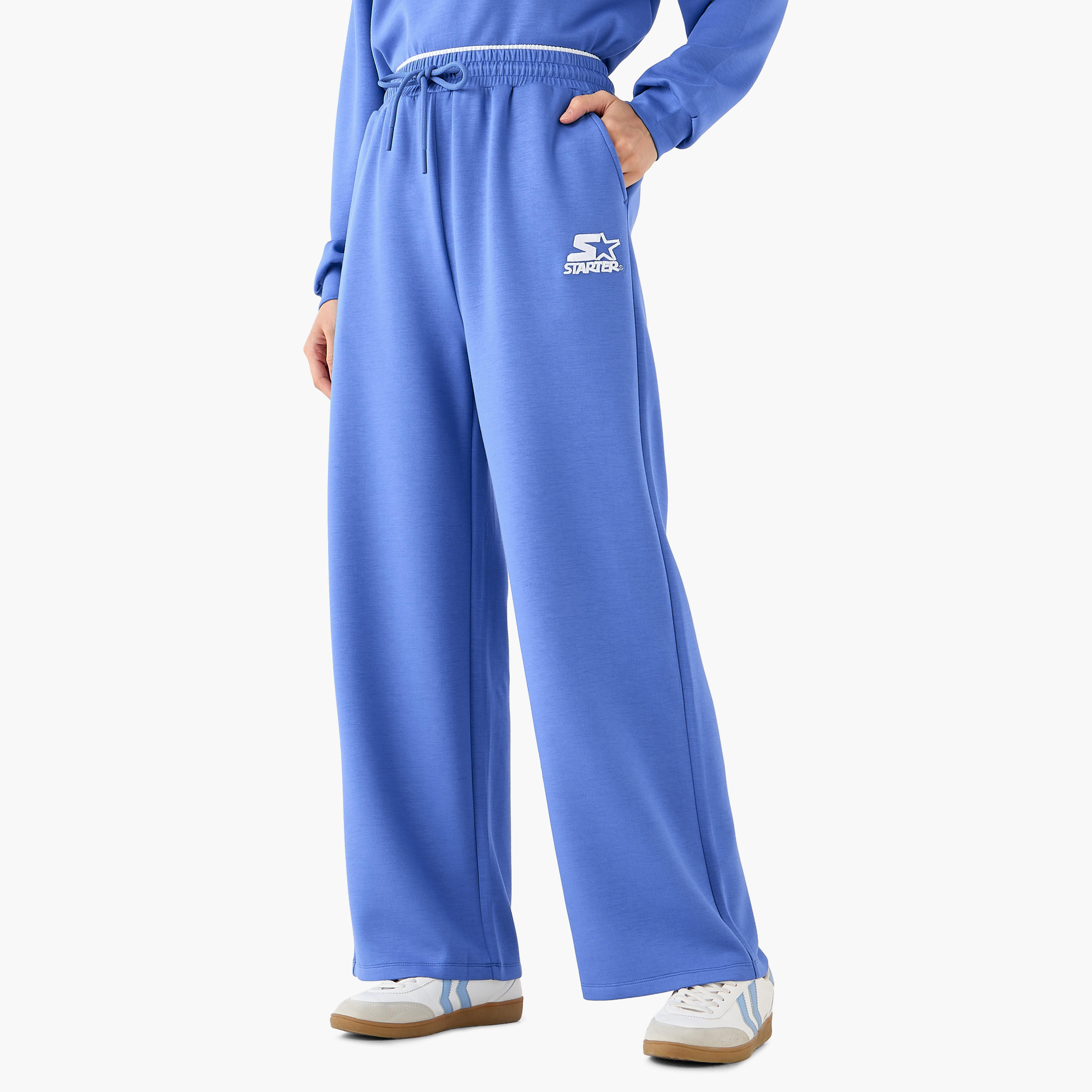 Starter Straight Fit Joggers with Pockets-women-clothing-bottoms-joggers-image-2