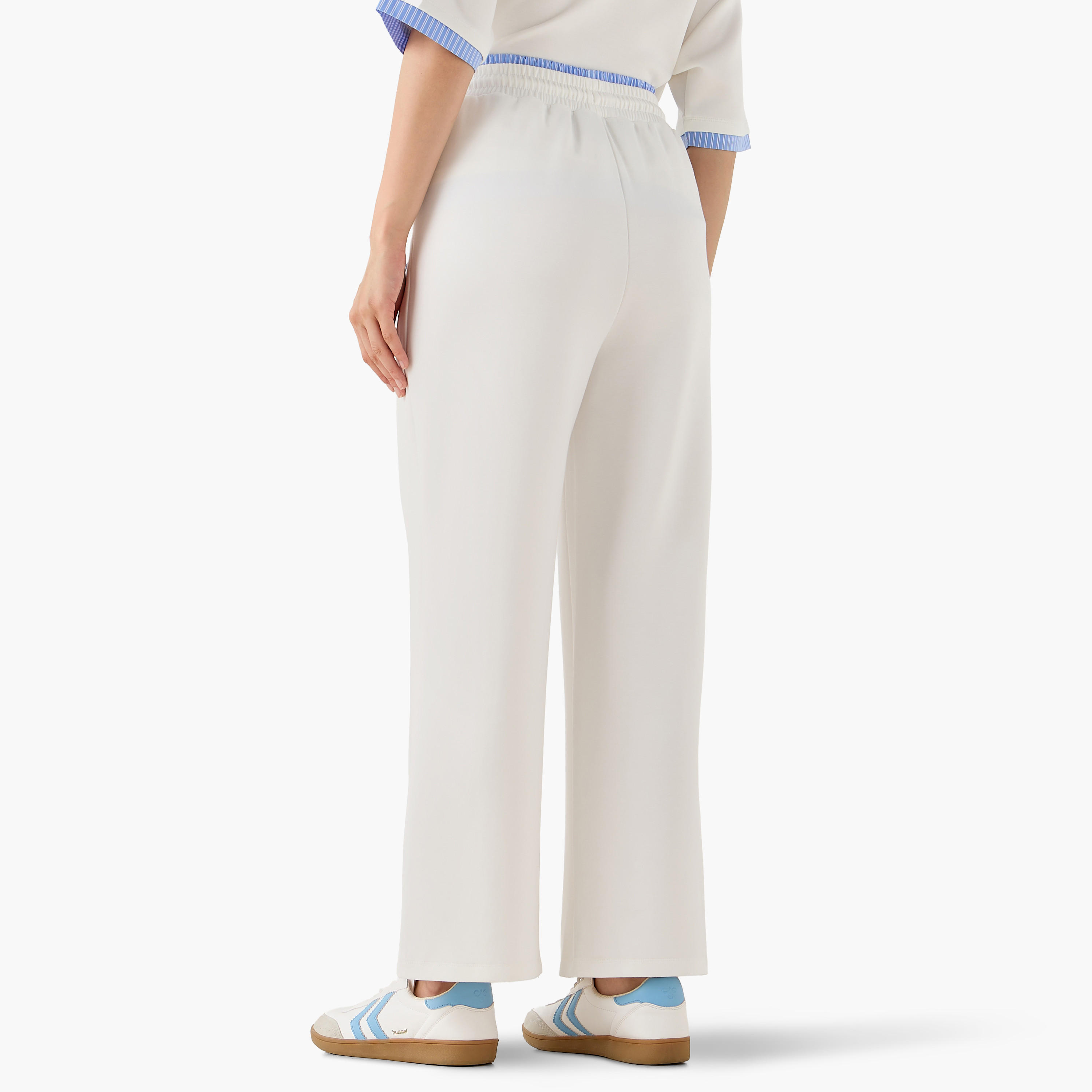 بنطلون رياضي بقصة مستقيمة وجيوب من ستارتر-women-clothing-bottoms-joggers-image-2