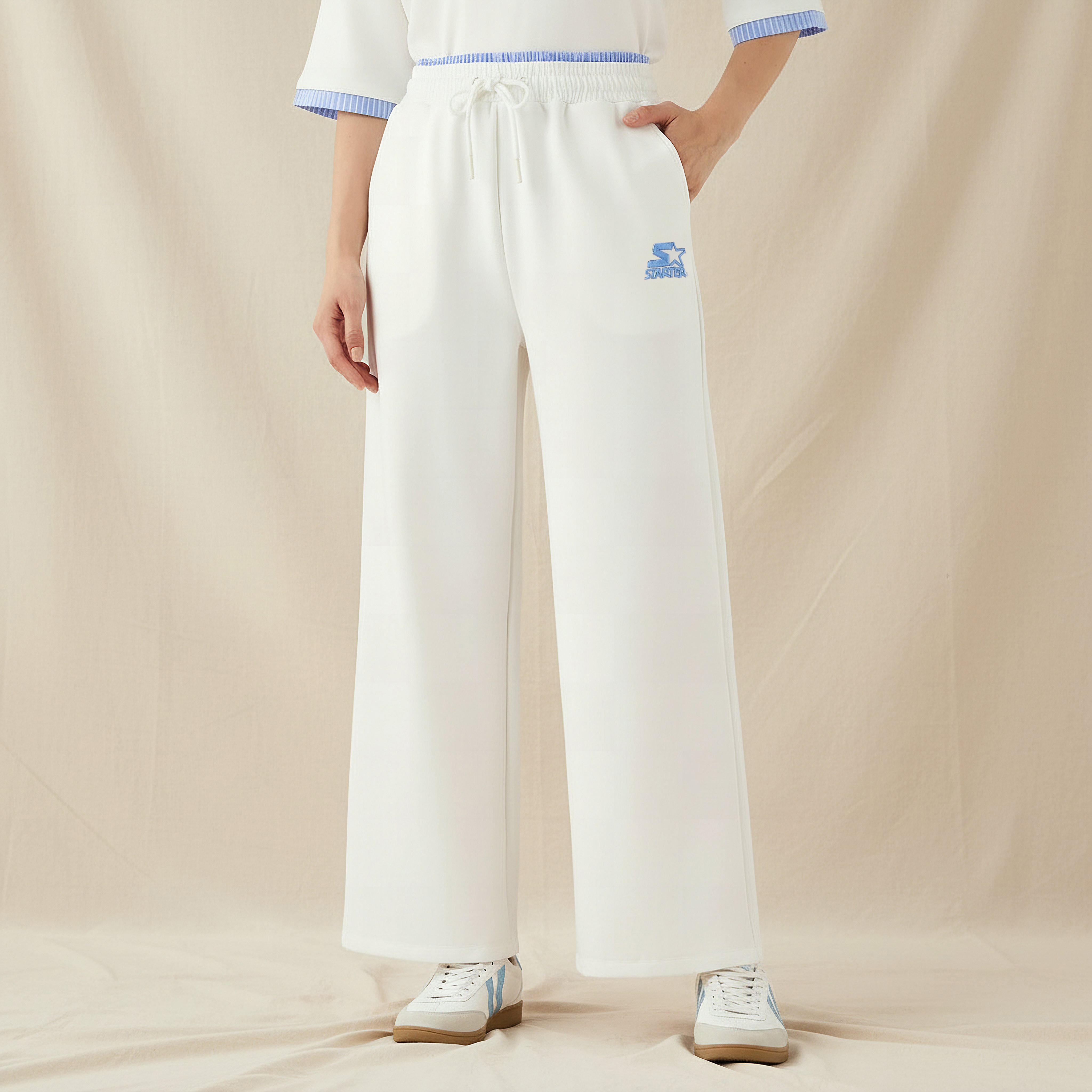 Starter Straight Fit Joggers with Pockets-women-clothing-bottoms-joggers-image-1