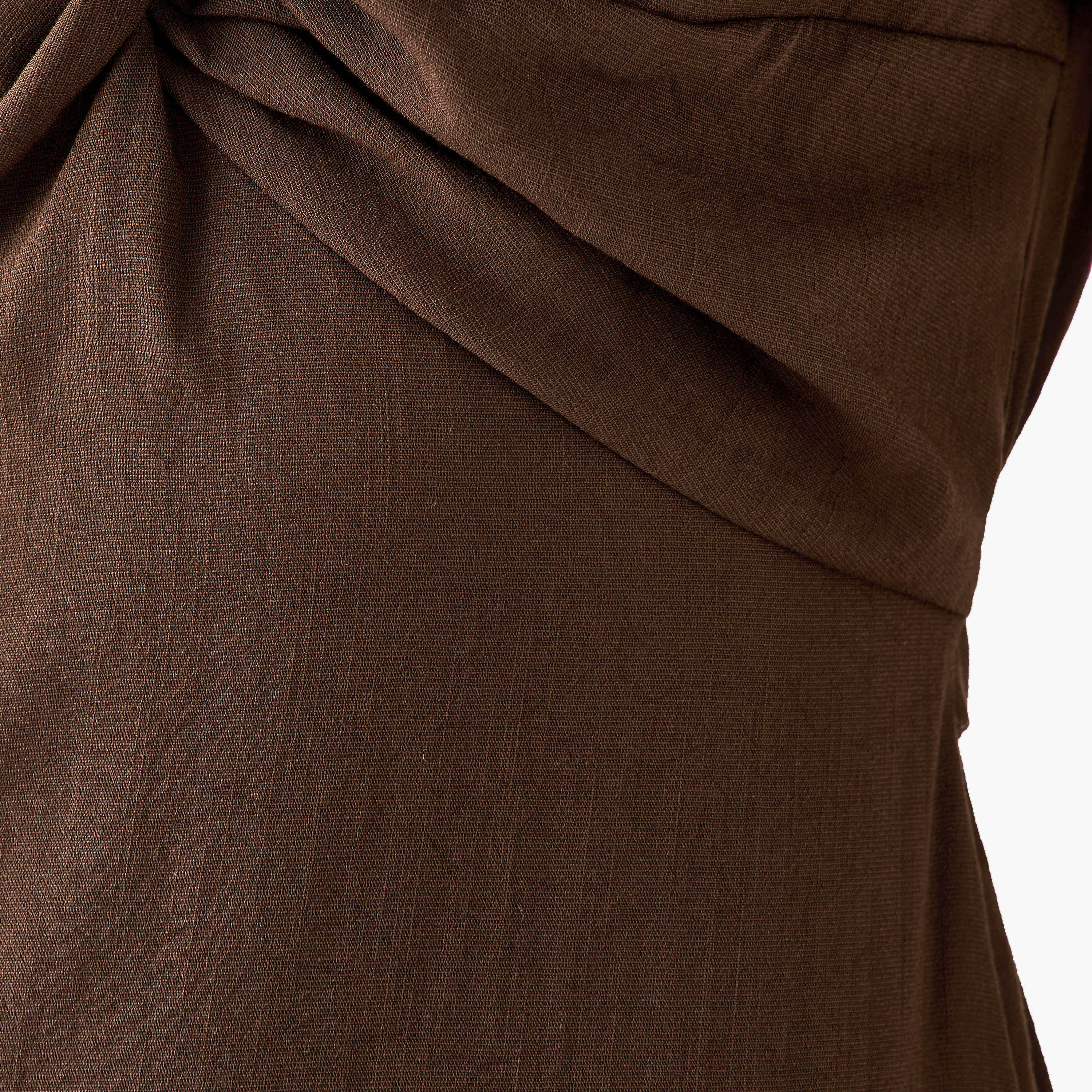 Twisted Midi A-Line Dress with Angel Sleeves-women-clothing-dresses-image-7