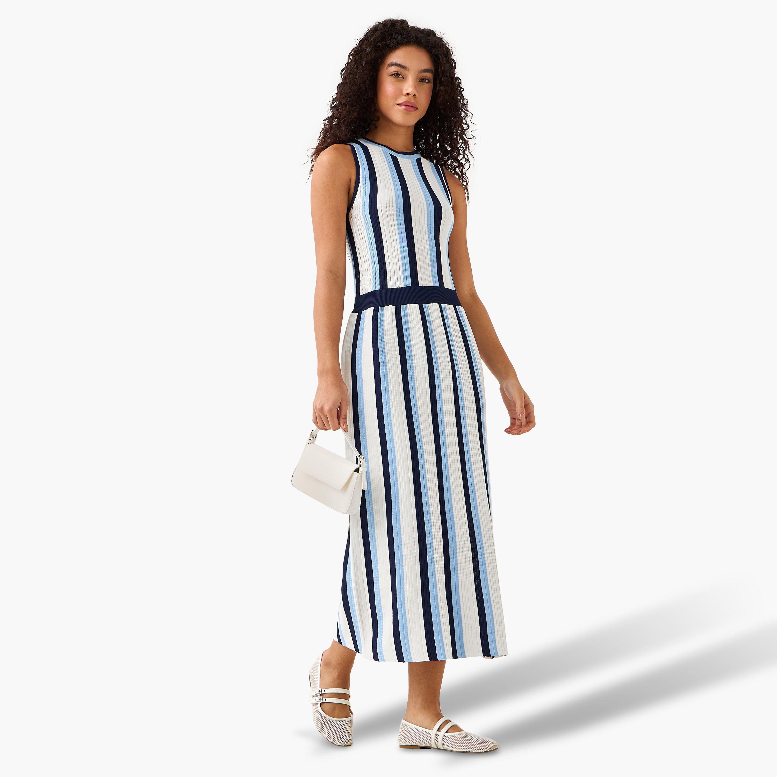 Striped Sleeveless A-Line Midi Dress-women-clothing-dresses-image-3
