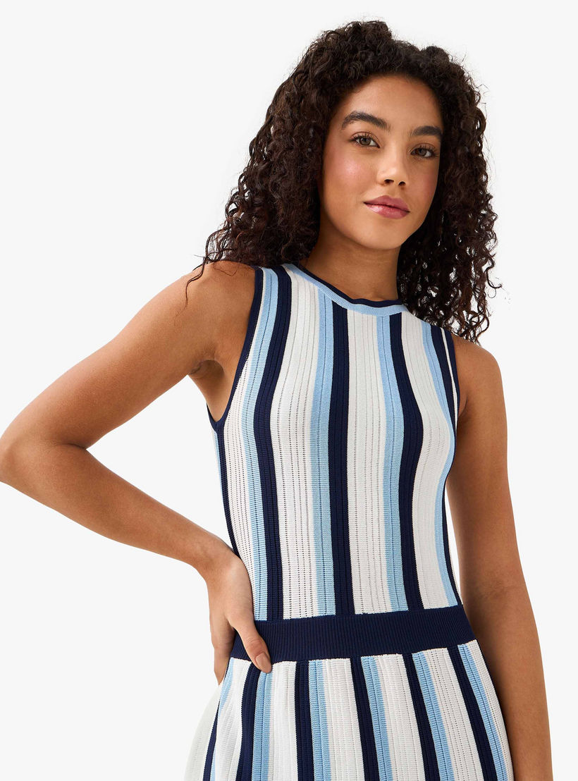 Striped Sleeveless A-Line Midi Dress-women-clothing-dresses-image-6