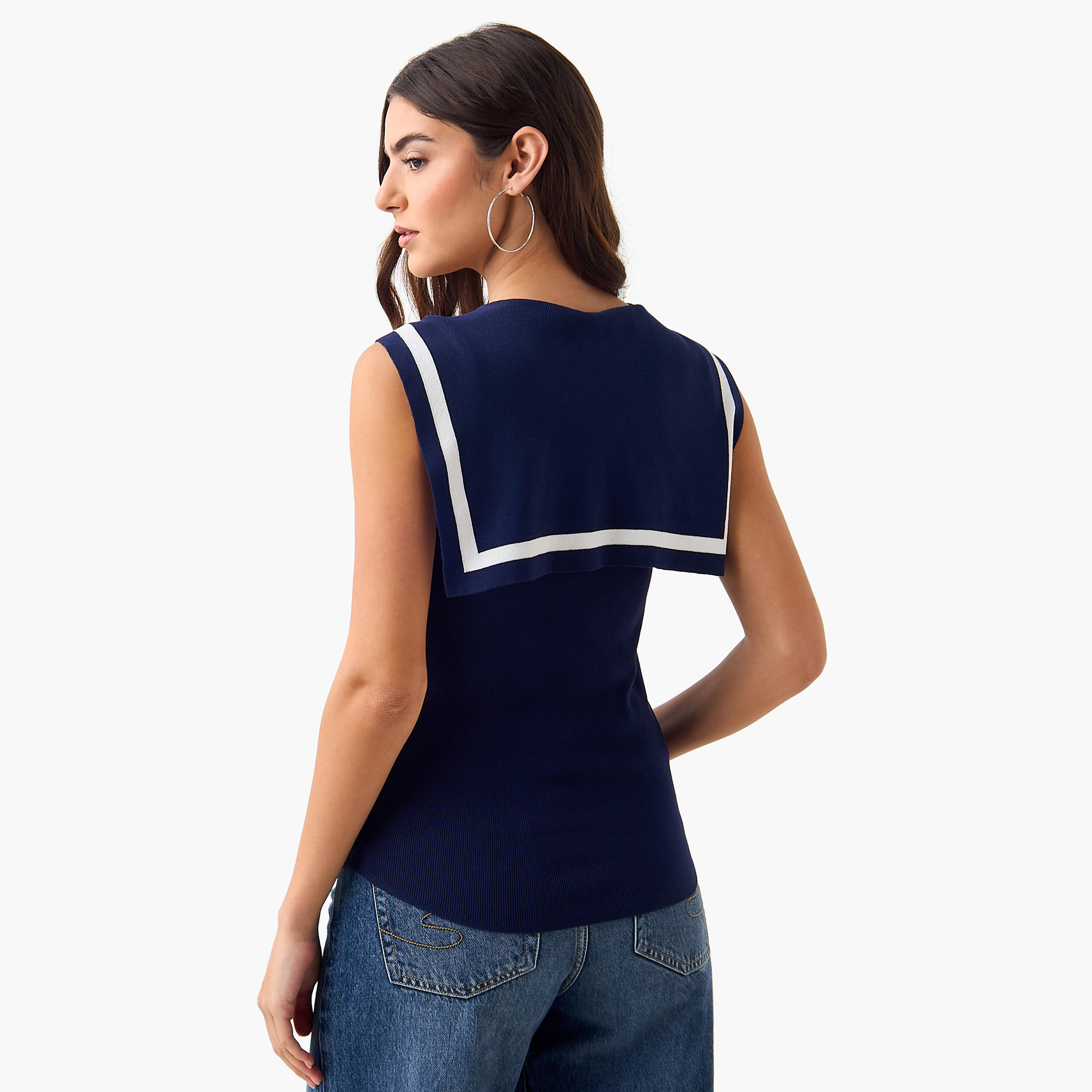 Sailor Tank Top with Tie-Ups-women-clothing-shirtsandblouses-blouses-image-5