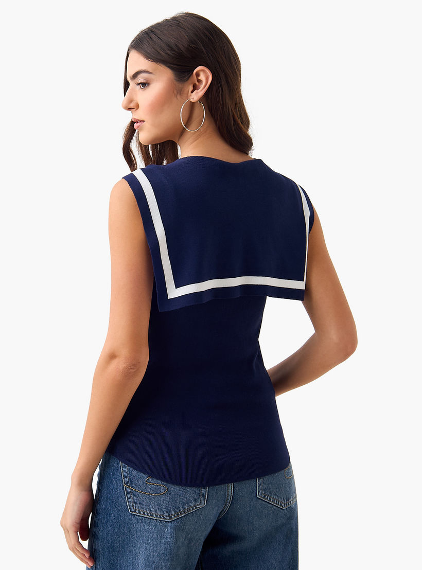Sailor Tank Top with Tie-Ups-women-clothing-shirtsandblouses-blouses-image-5