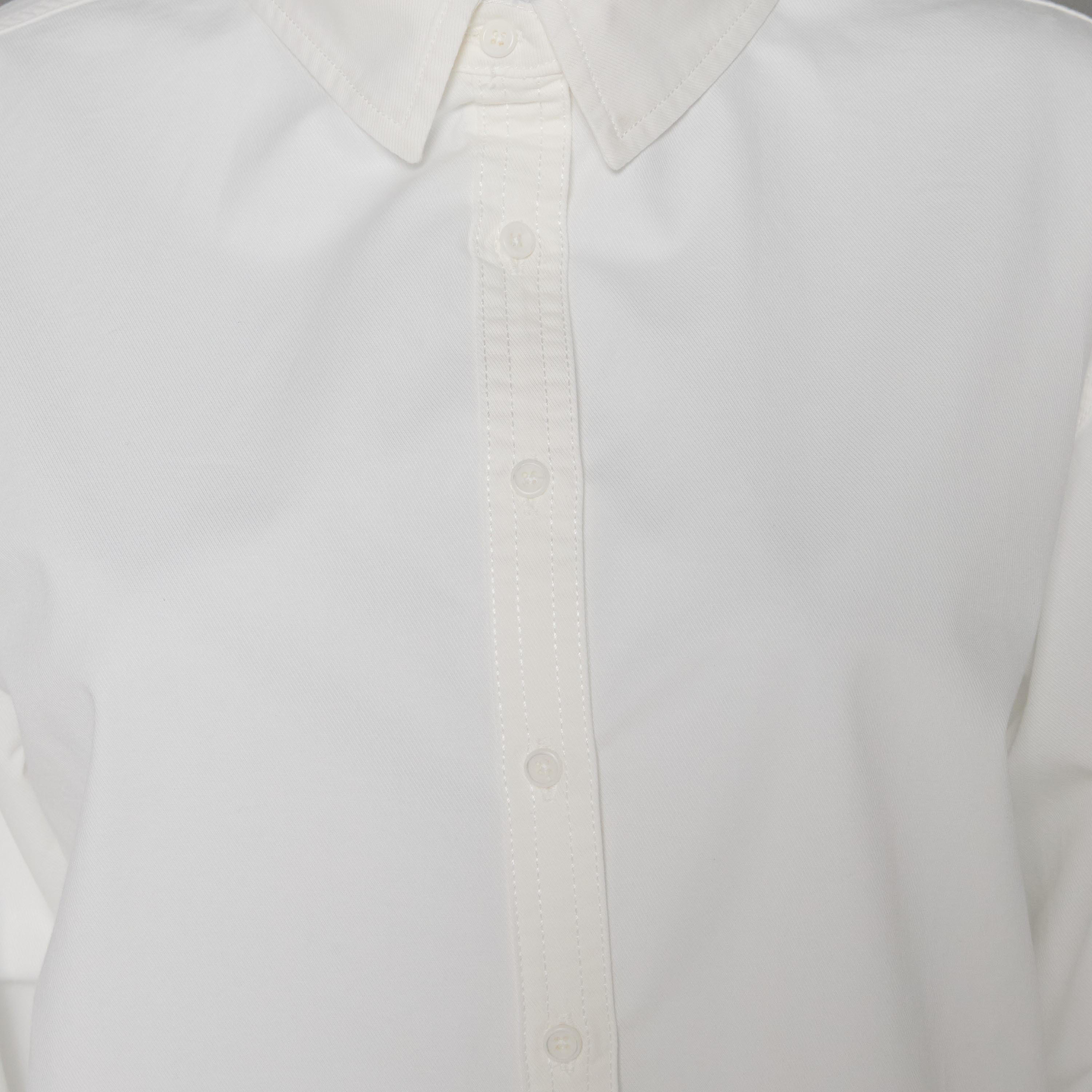 Oversized Cotton Shirt with High-Low Hem-women-clothing-shirtsandblouses-shirts-image-2