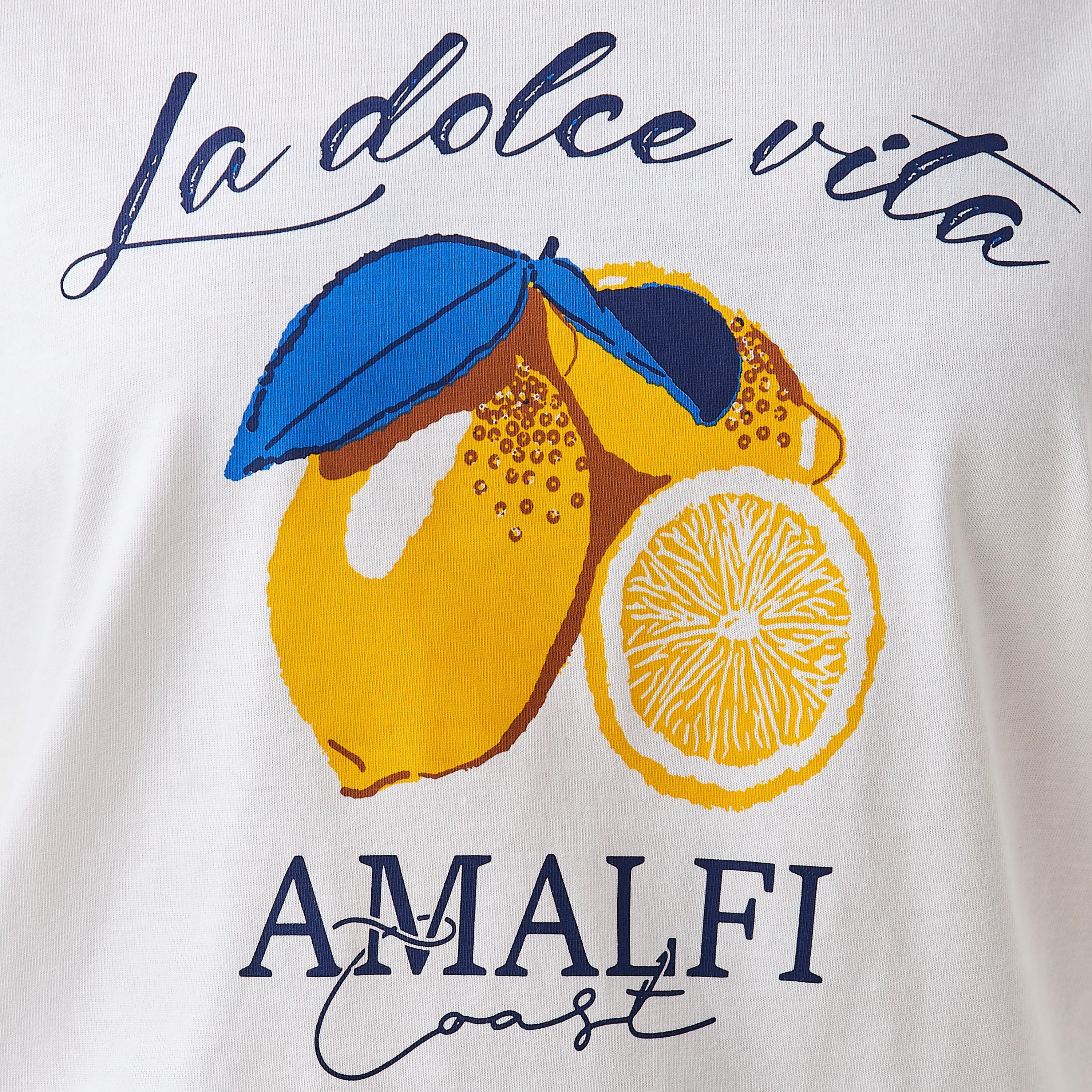 Oversized Cotton T-shirt with Slogan Print-women-clothing-tshirts-image-6