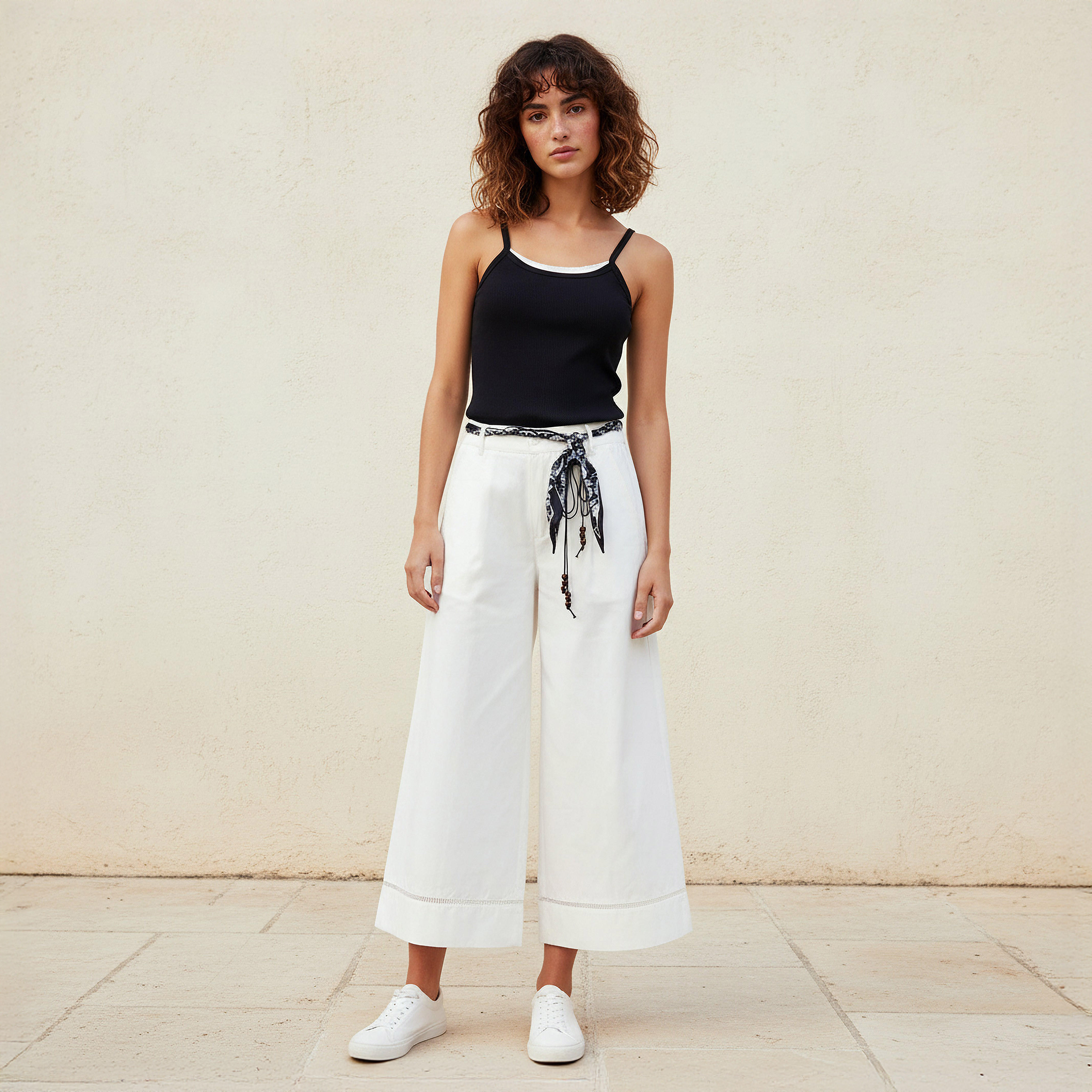 Mid Rise Belted Culottes-women-clothing-bottoms-trousers-image-3