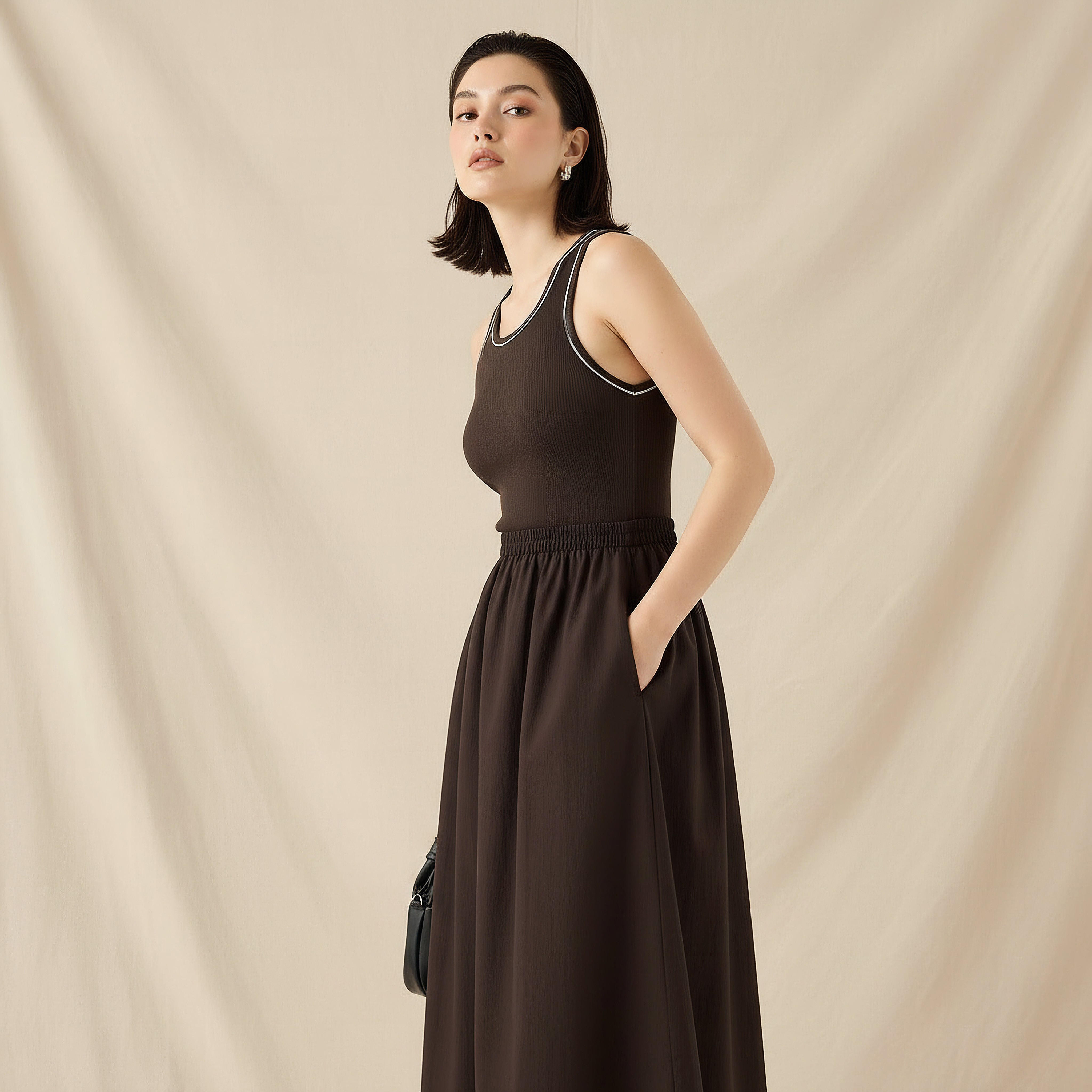 Ribbed Maxi Dress with Pockets-women-clothing-dresses-image-2