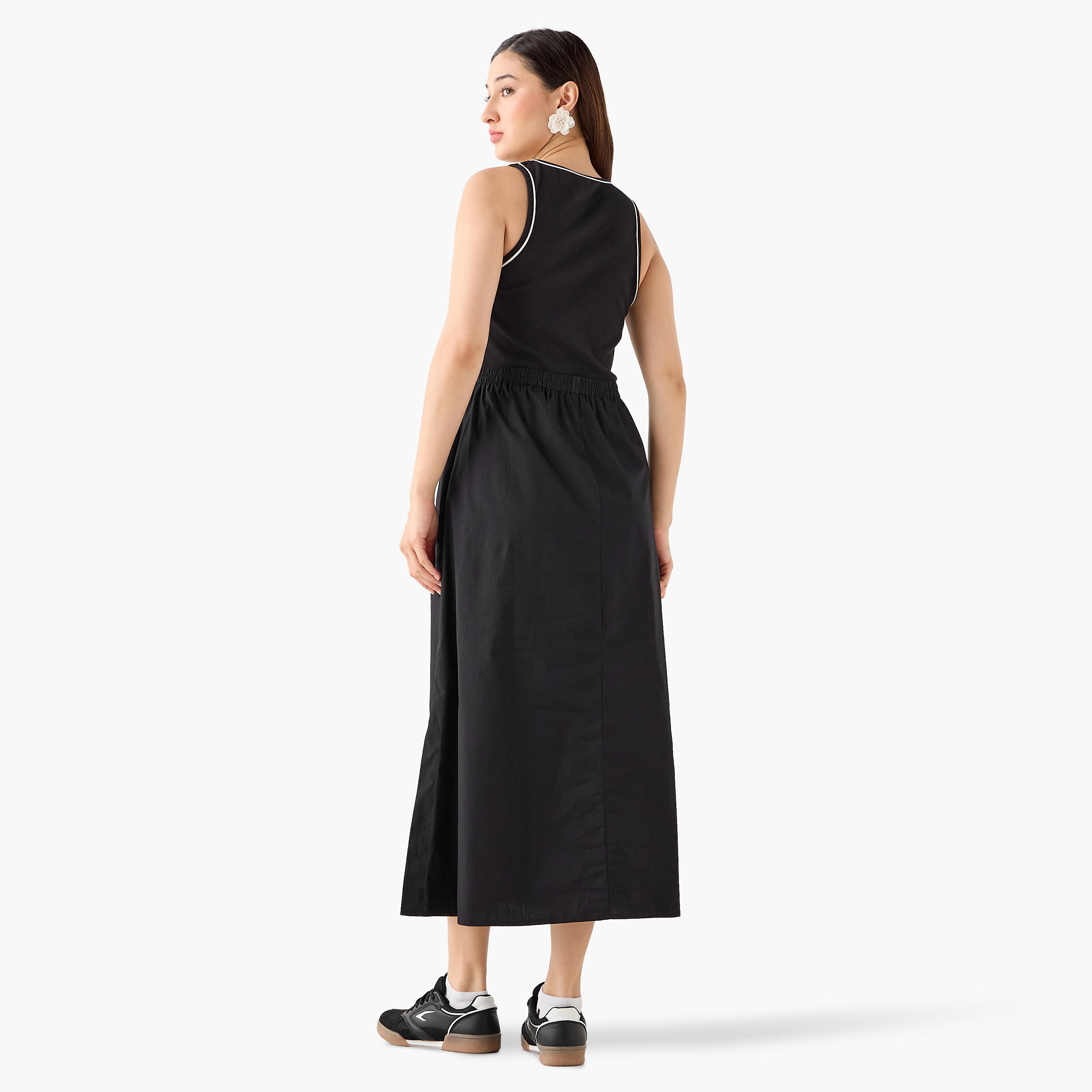 Ribbed Maxi Dress with Pockets-women-clothing-dresses-image-5